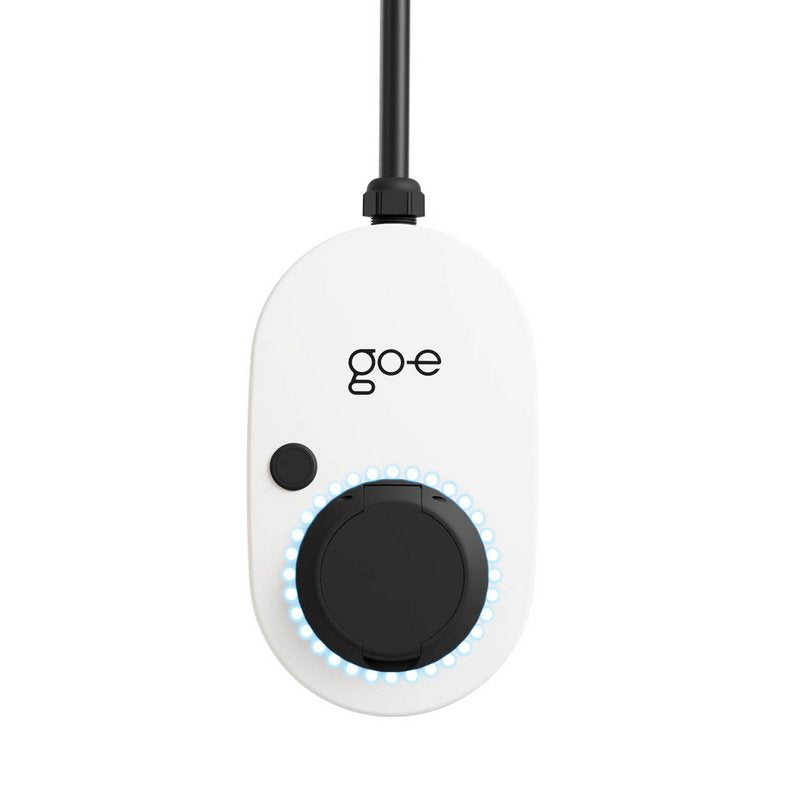 Go-E Charger Gemini, 22 Kw (32a Trifásico), Caja De Pared (Blanco/Negro, Sin Cable) Ch-04-22-51