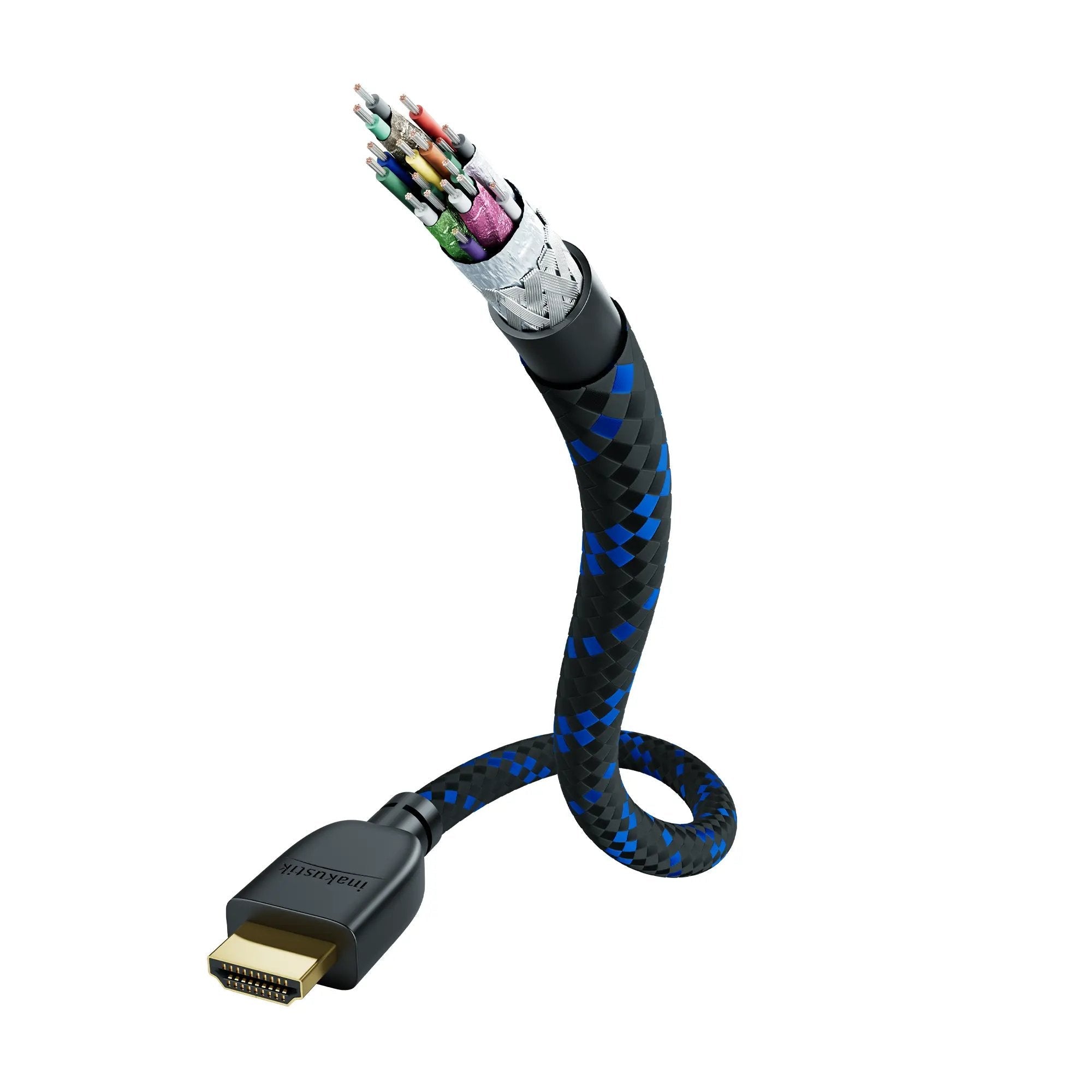 EAN 4001985522088 - Inakustik 00423550 cable HDMI 5 m HDMI tipo A (Estándar) Negro, Azul imagen 1
