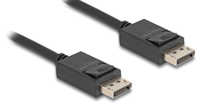 Delock 80492 Cable Displayport 16k 30 Hz / 8k 60 Hz 40 Gbps 1 M