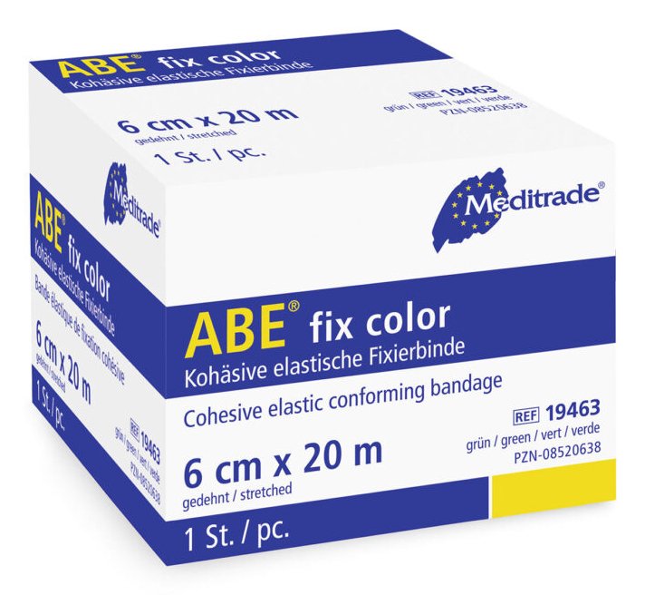 Meditrade® Abe® Fix Color Fixierbinde 6 Cm X 20 M