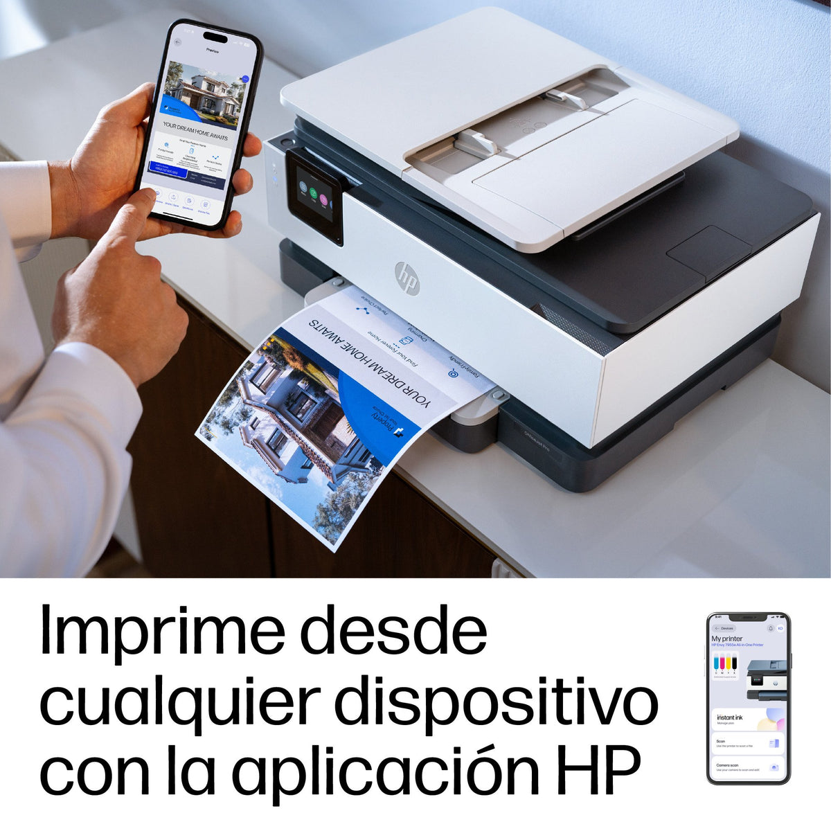 EAN 0197029469335 - HP OfficeJet Pro 8135e All-in-One Prntr Inyección de tinta térmica A4 4800 x 1200 DPI 20 ppm Wifi imagen 10