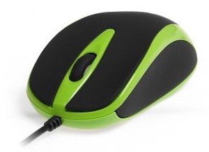 Mediatech Mt1091g Plano - Ratón Óptico 800 Cpi, 3 Botones + Scroll, Verde Usb