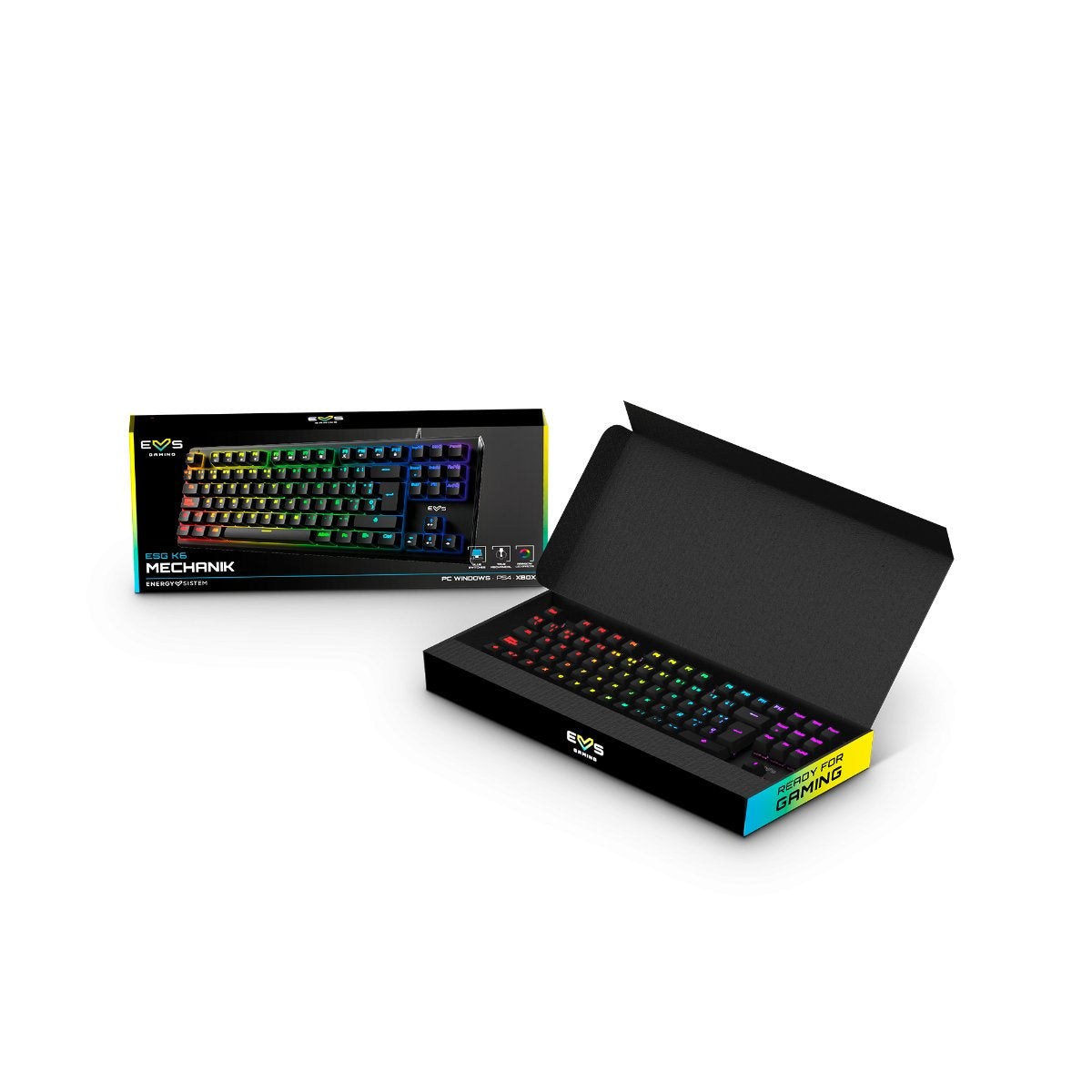 EAN 8432426452101 - Energy Sistem ESG K6 Mechanik teclado Juego USB QWERTY Español Negro imagen 6