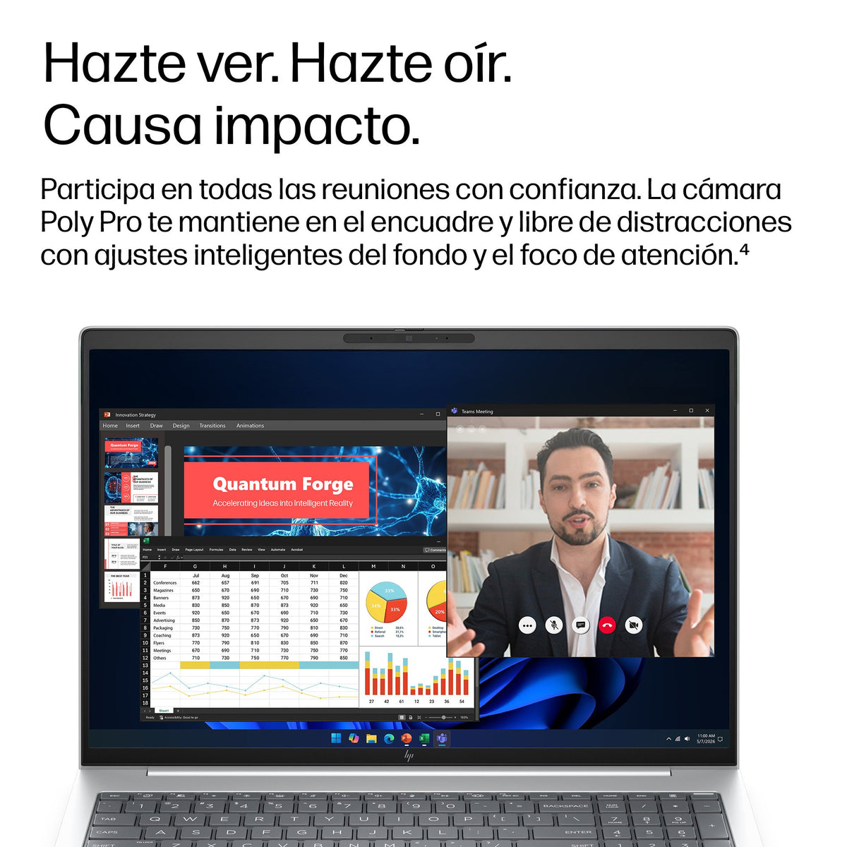 EAN 0826581033073 - HP EliteBook 8 G2i 16 inch Notebook Next Gen AI PC Wolf Pro Security Edition Copilot+ PC Intel Core Ultra imagen 8