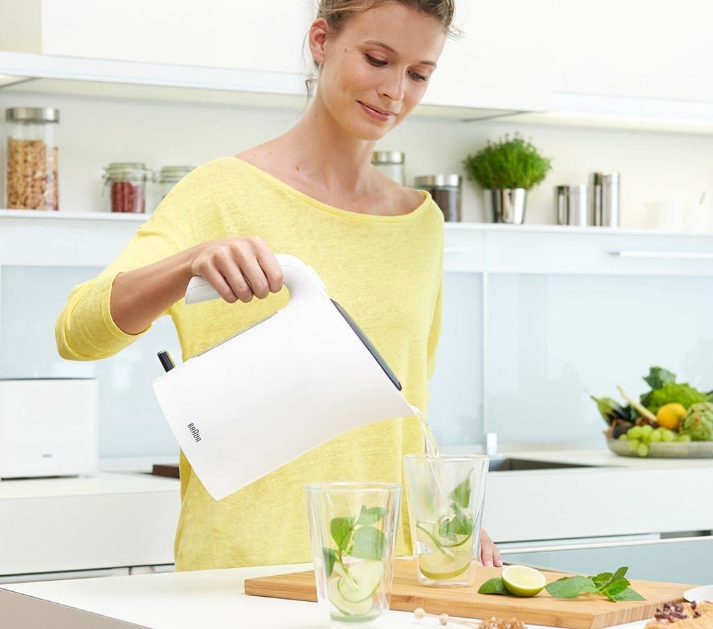 Hervidor De Agua Braun Purease Wk 3100 Wh 1,7 L Blanco 2200 W