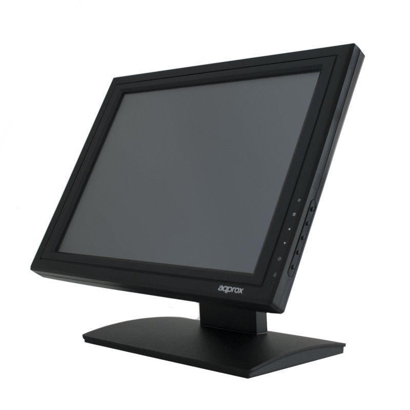 Approx Monitor Táctil Appmt15w5 15' *768 300cd/M2 5ms 160º/140º Grado A+ Compatible Vesa Base Estable Color Negro