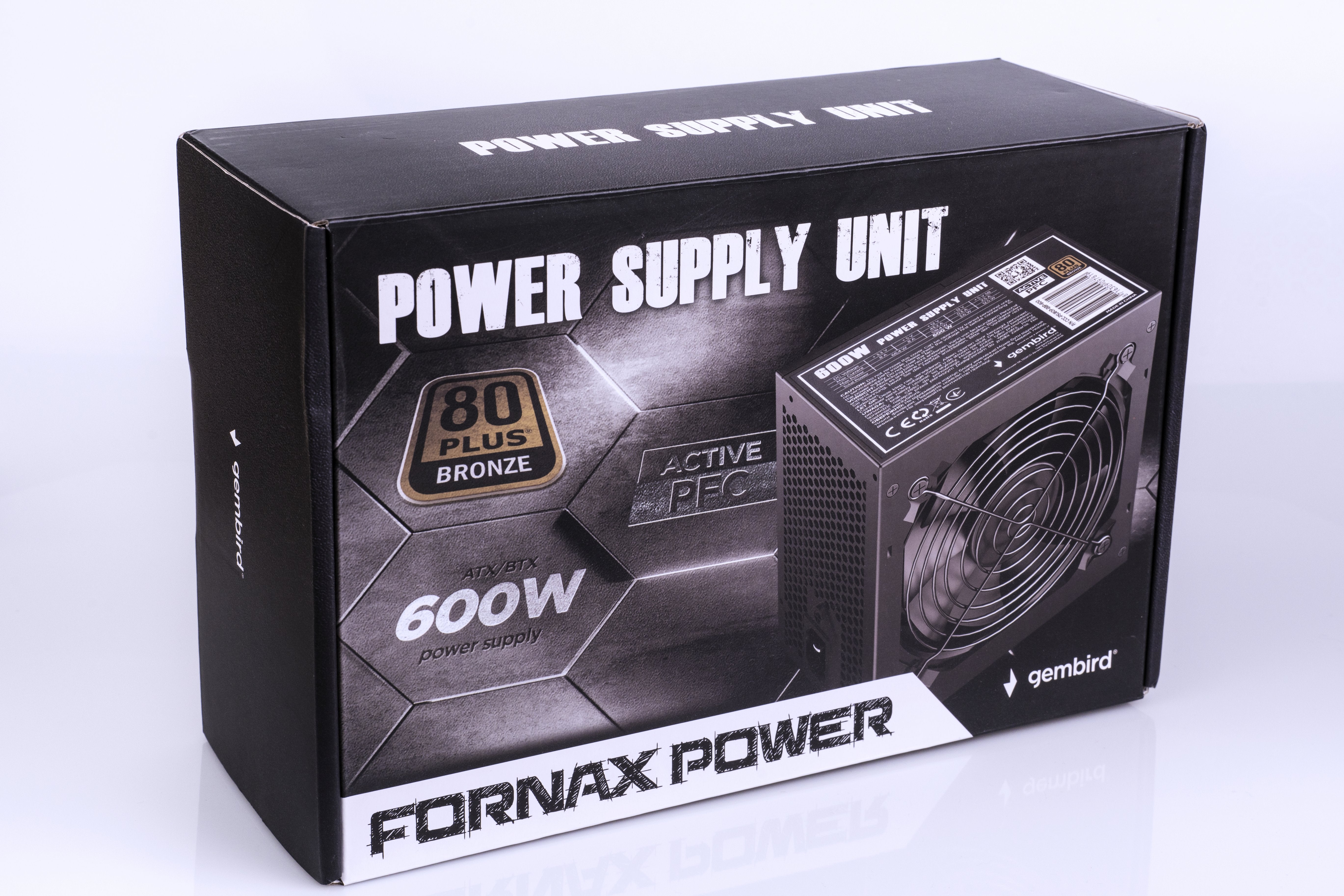 EAN 8716309097819 - Gembird CCC-PSU80P-BBP-600 unidad de fuente de alimentación 600 W 24-pin ATX ATX Negro imagen 6