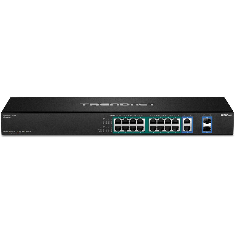 EAN 0710931161465 - Trendnet TPE-TG182F v1.0R No administrado Gigabit Ethernet (10/100/1000) Energía sobre Ethernet (PoE) 1U imagen 2