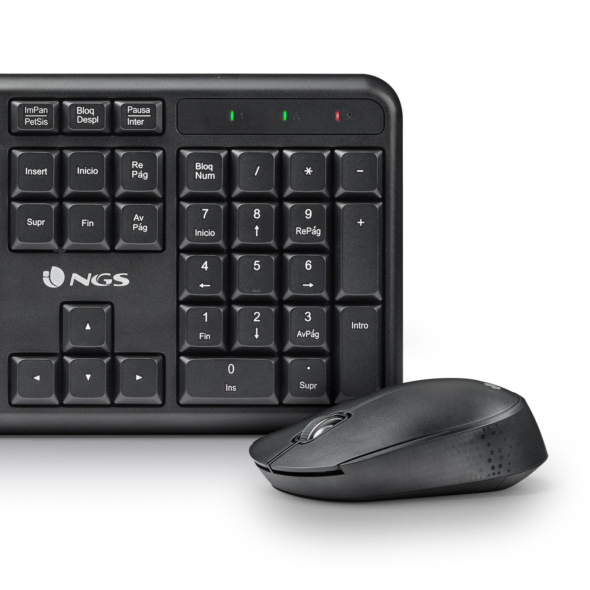 EAN 8435430627688 - NGS HARMONY KIT (QUERTY, IT) teclado Ratón incluido Universal RF inalámbrico QWERTY Italiano Negro imagen 4
