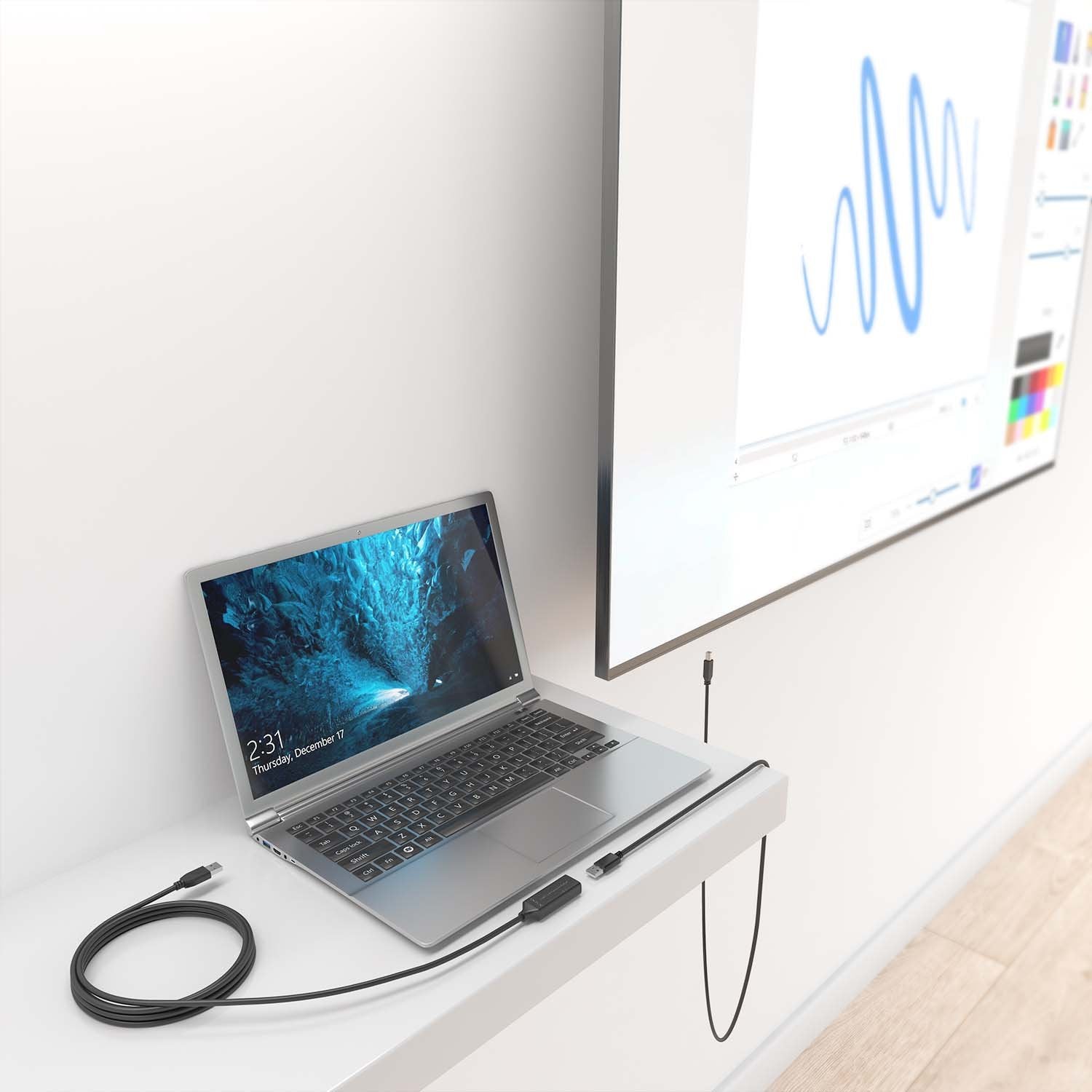 Aisens Cable Usb 2.0 Prolongador Con Amplificador, Tipo A/M-A/H, Negro, 5.0m