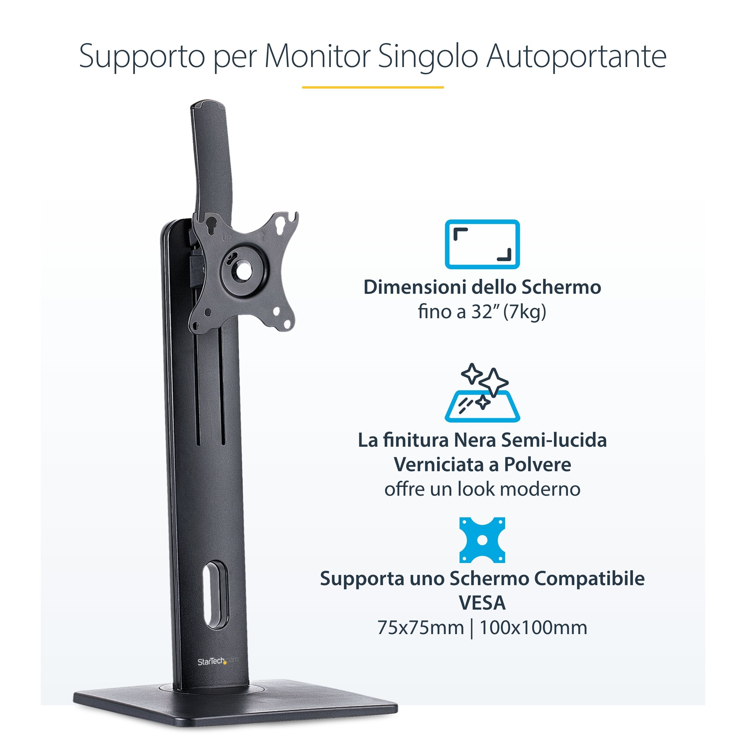 EAN 0065030891868 - StarTech.com FPPNEUSTND soporte para monitor 86,4 cm (34") Negro imagen 20