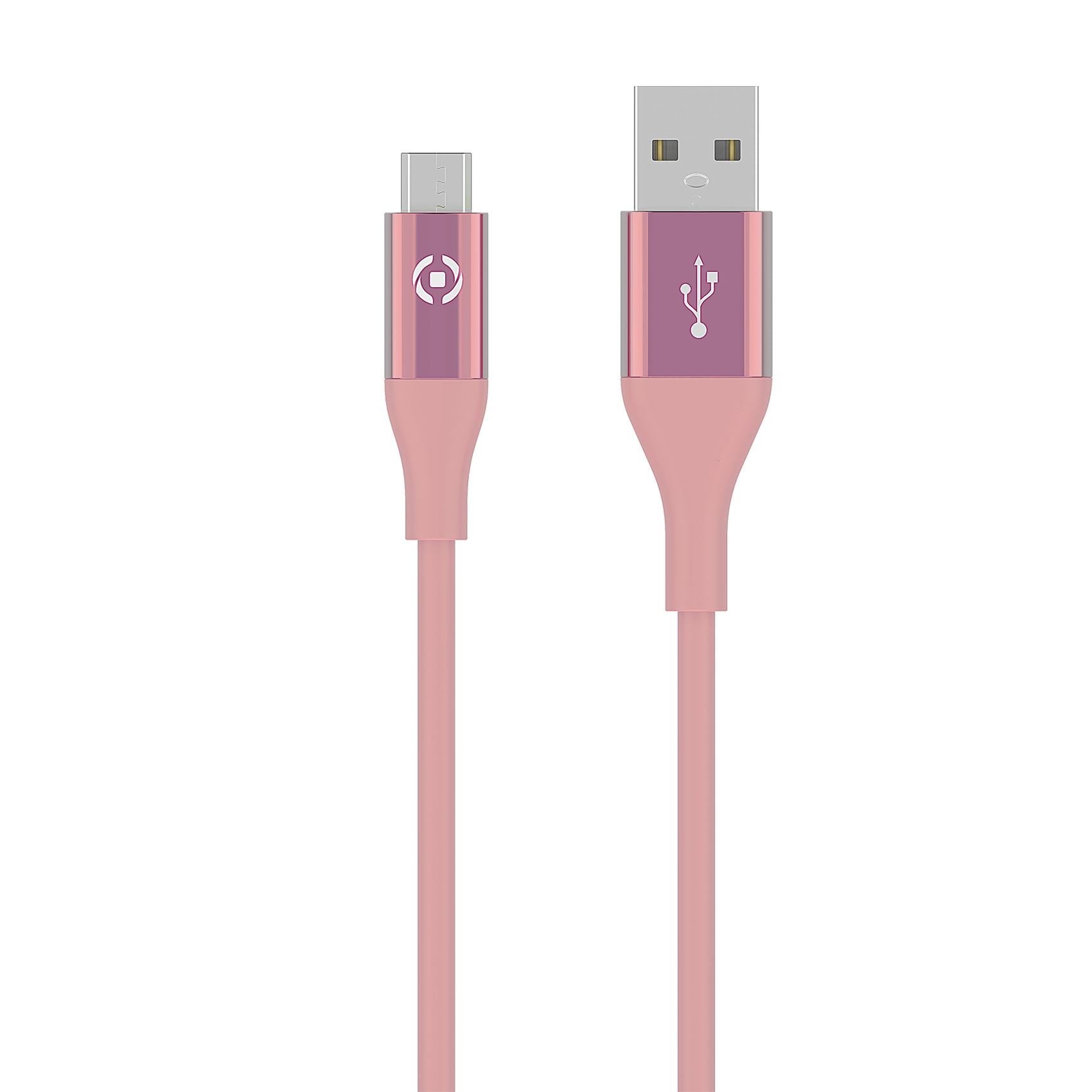Data Cable Lightning Celly Usblightcol3mpk 3mt Pink
