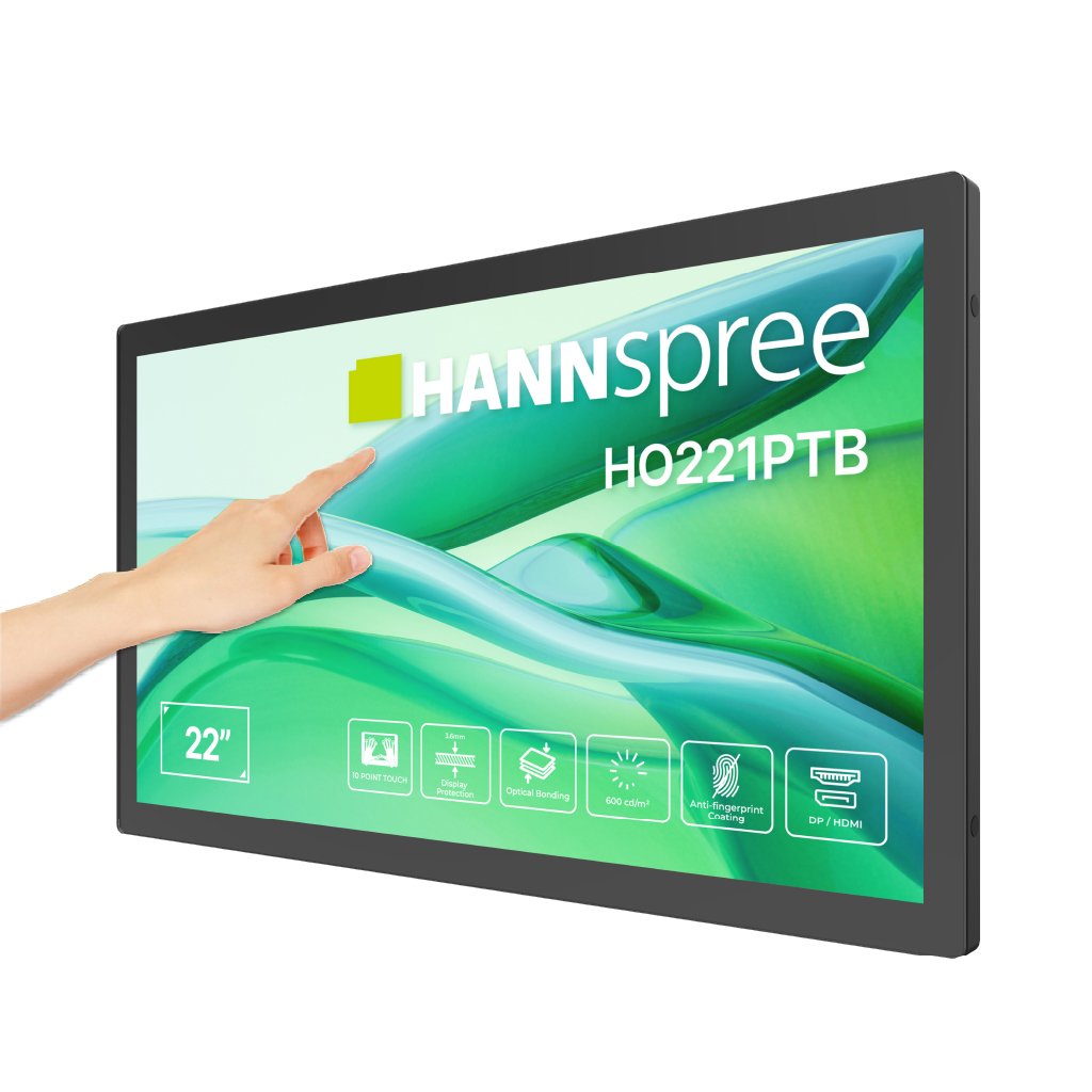 Monitor Hannspree 21,45" Ho221ptb 16:9 M-Touch Vga+Hdmi+Usb