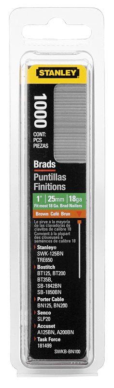 Caja 1000 Clavos/Brad 8/300/E/Tipo J - 12mm 1-Swk-Bn050t Stanley
