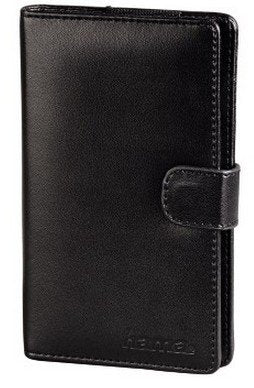 Hama Vegas Estuche Para 5 Memorias Usb - Universal - Cuero - 8.2x1.6x13.9cm - Negro