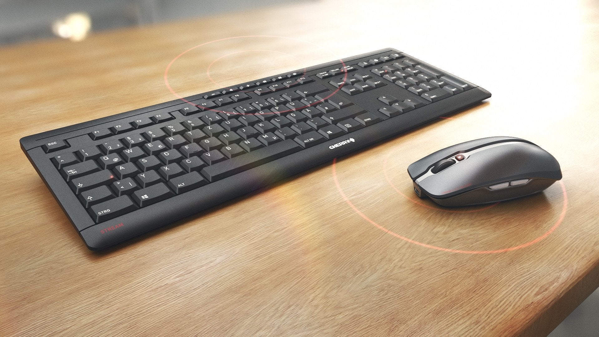 EAN 4025112095665 - CHERRY Stream Desktop Recharge teclado Ratón incluido Universal RF inalámbrico Negro imagen 7