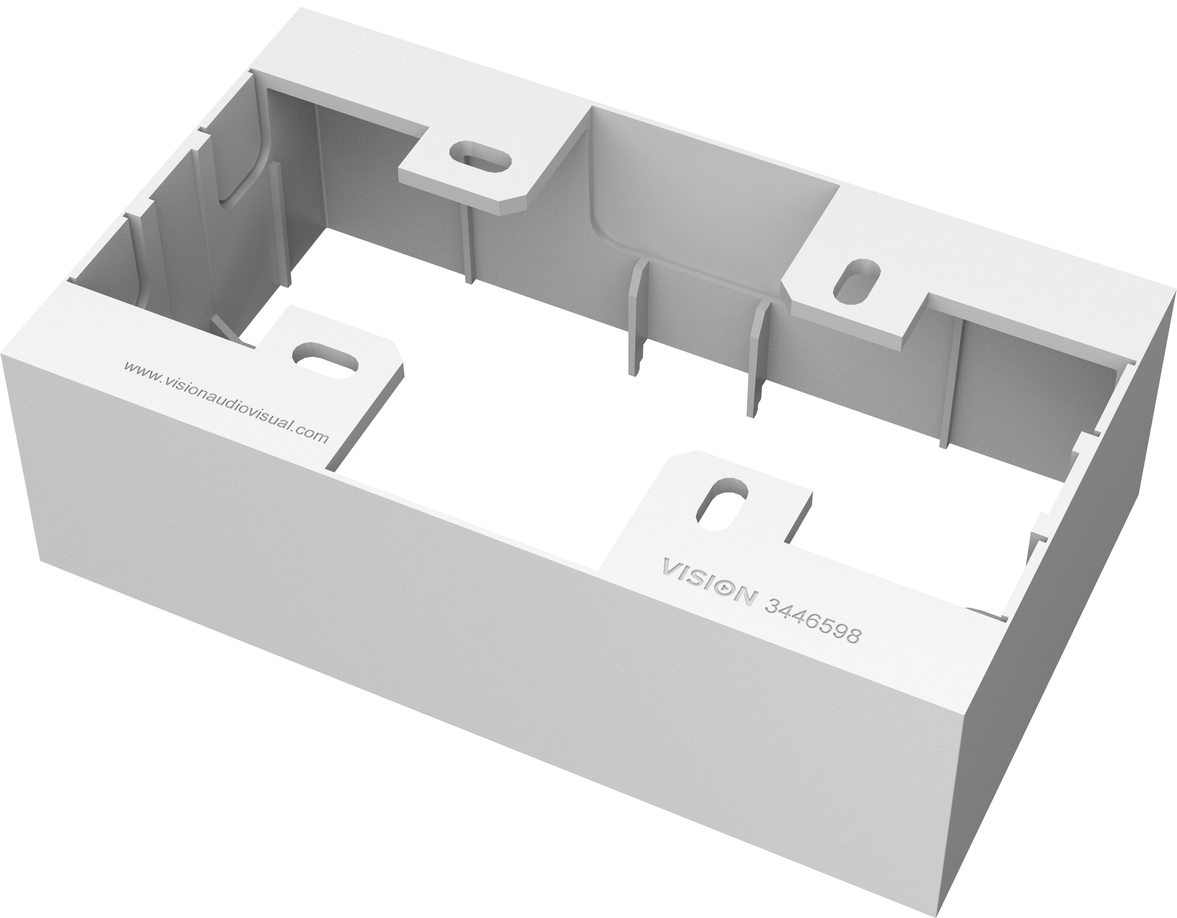 Vision Tc3 Backbox2g Caja Electrica Blanco