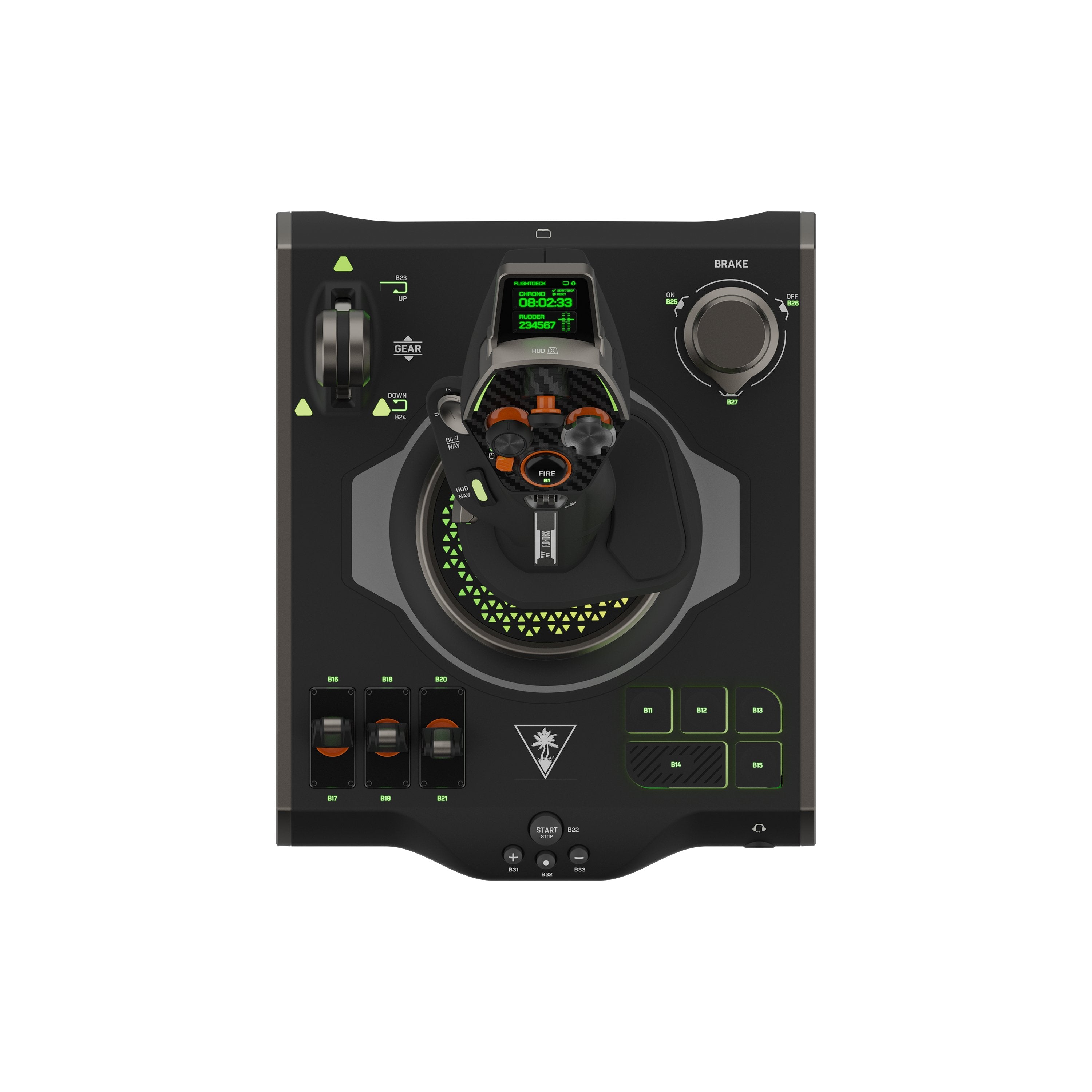 EAN 0731855007240 - Turtle Beach VelocityOne Negro USB Palanca de vuelo Analógico/Digital PC imagen 8