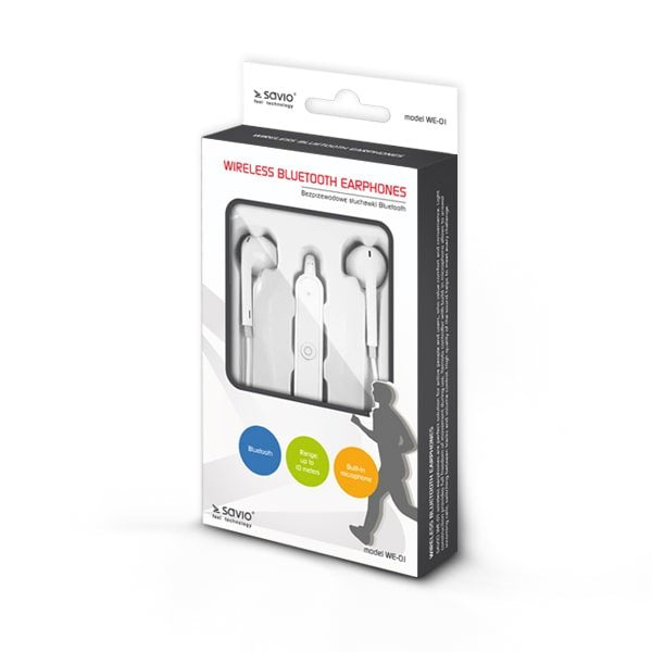 Auriculares Inalámbricos Bluetooth Savio We-01