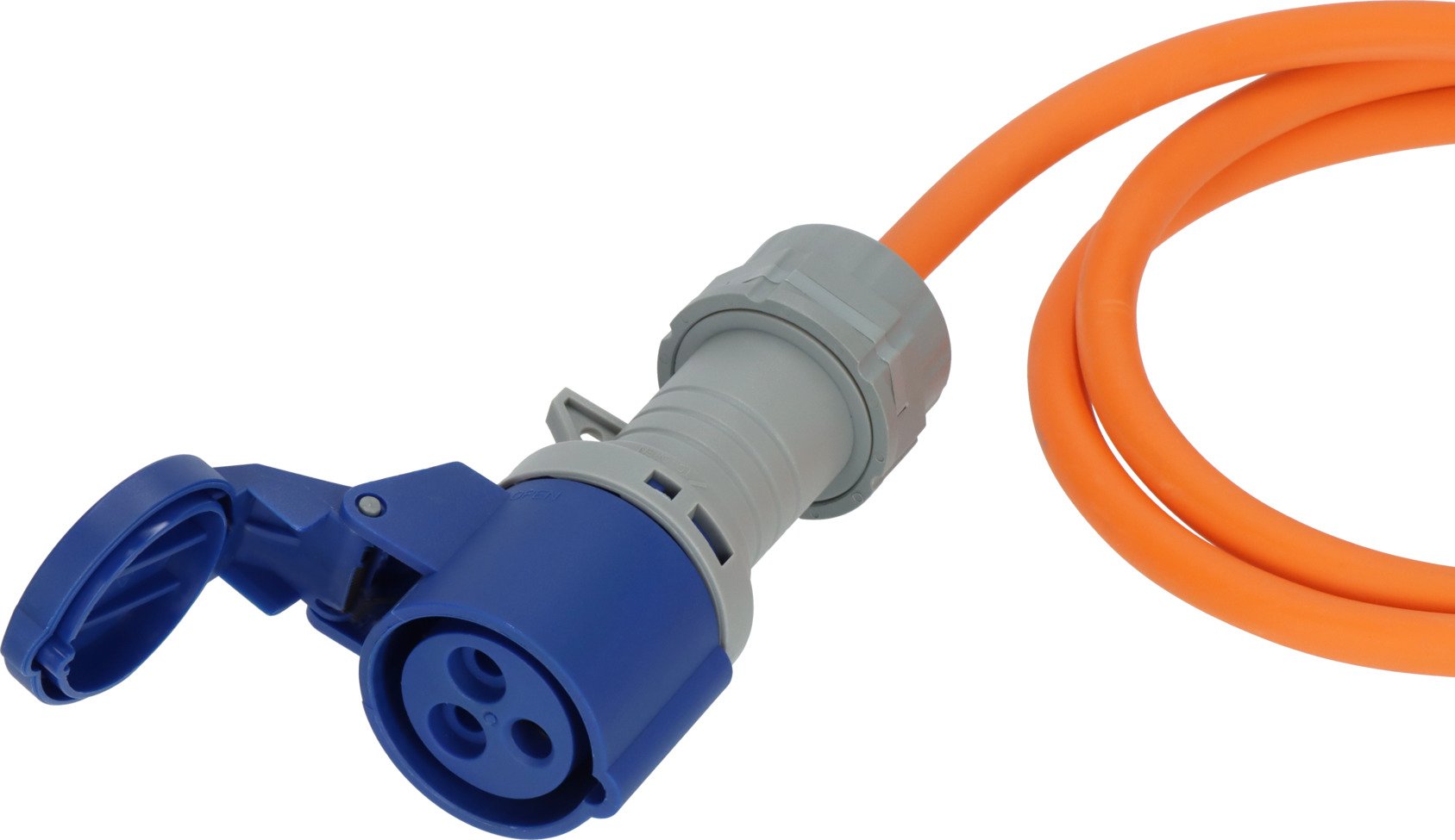 EAN 4007123702084 - Brennenstuhl 1167650425 base múltiple 25 m 1 salidas AC Exterior Naranja imagen 3