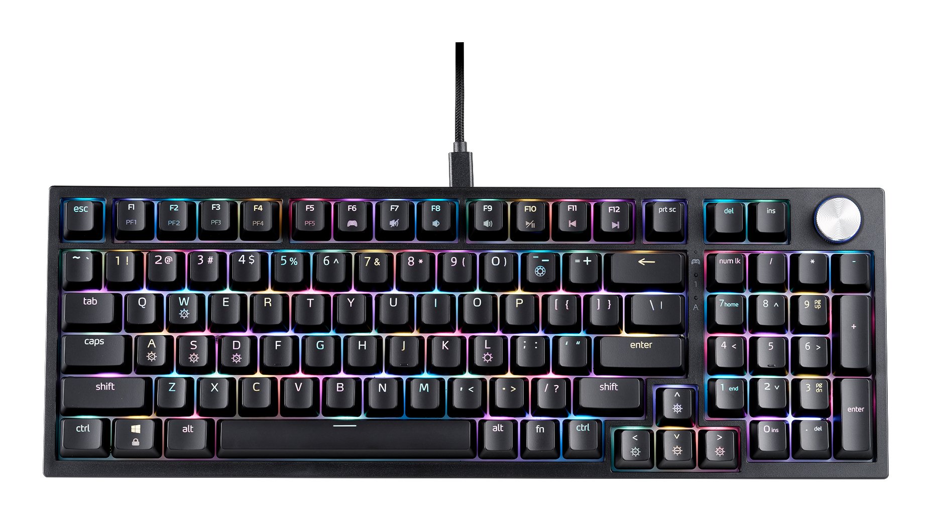 Teclado Español Gaming Xpg Sorcerer Rgb Usb-C Bk Es