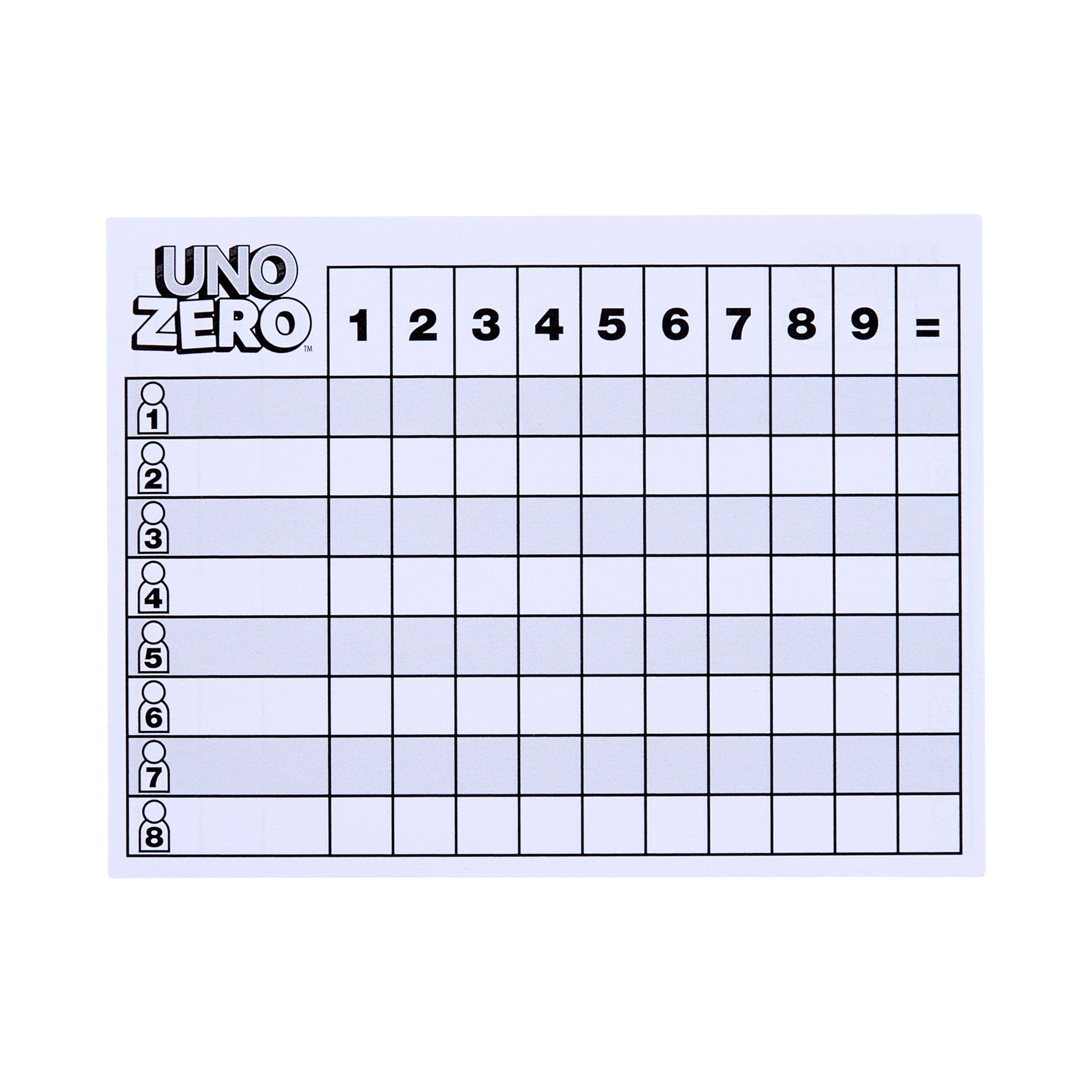 Mattel Uno Zero Jhh48