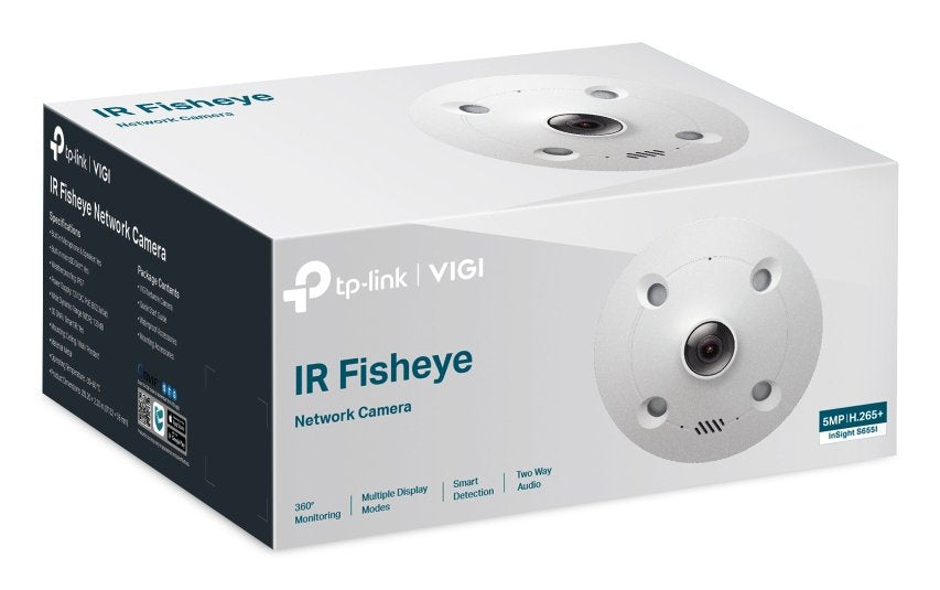 Tp-Link - 5mp Ir Fisheye Network Camera - Insight S655i