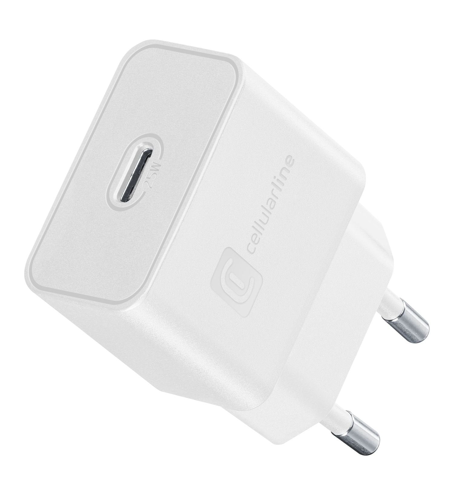 Cellularline Usb Typ-C Super Fast Travel Charger 25w Blanco