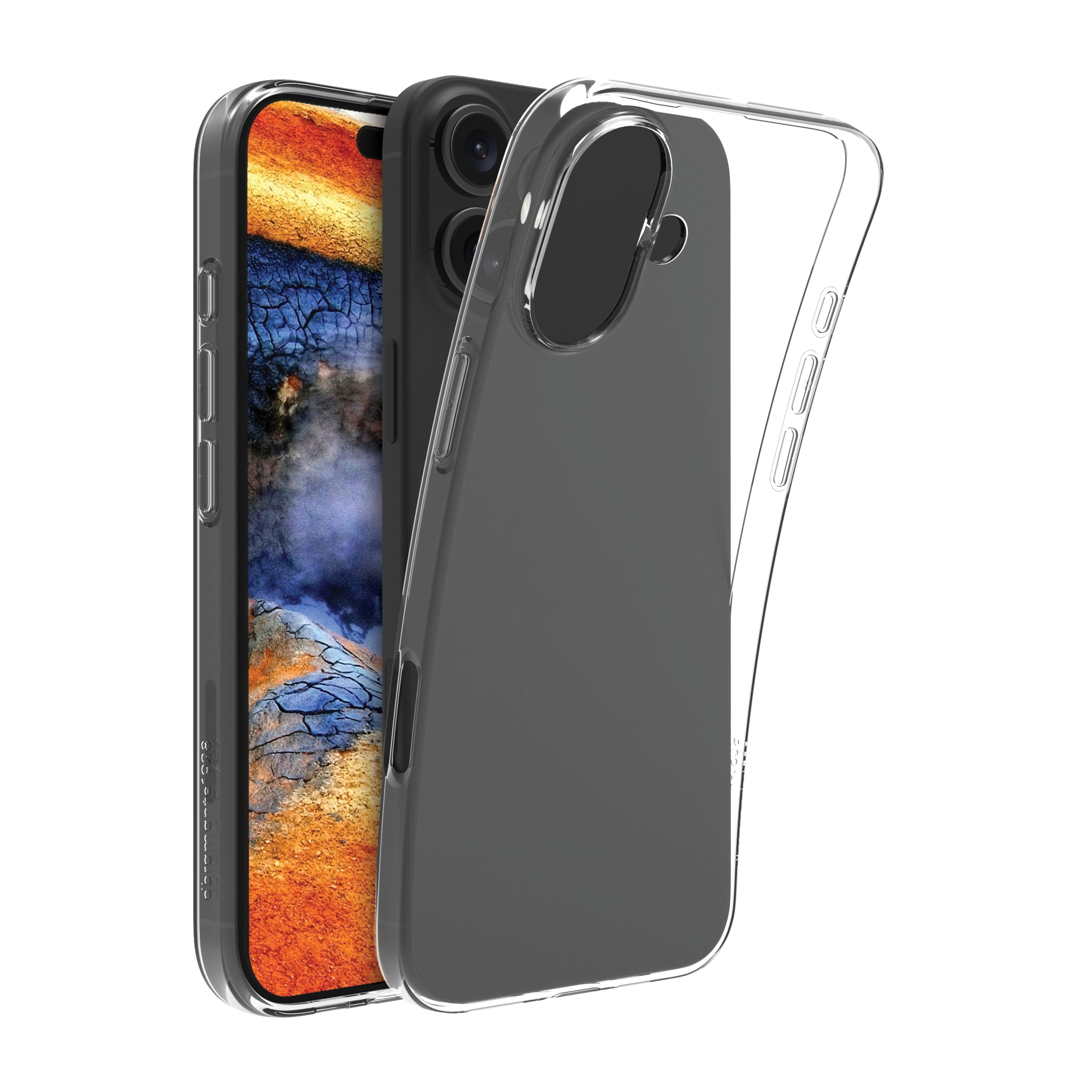 Dbramante1928 Greenland Carcasa Trasera Para Teléfono Móvil Plástico Reciclado Transparente Para Apple Iphone 16 Plus