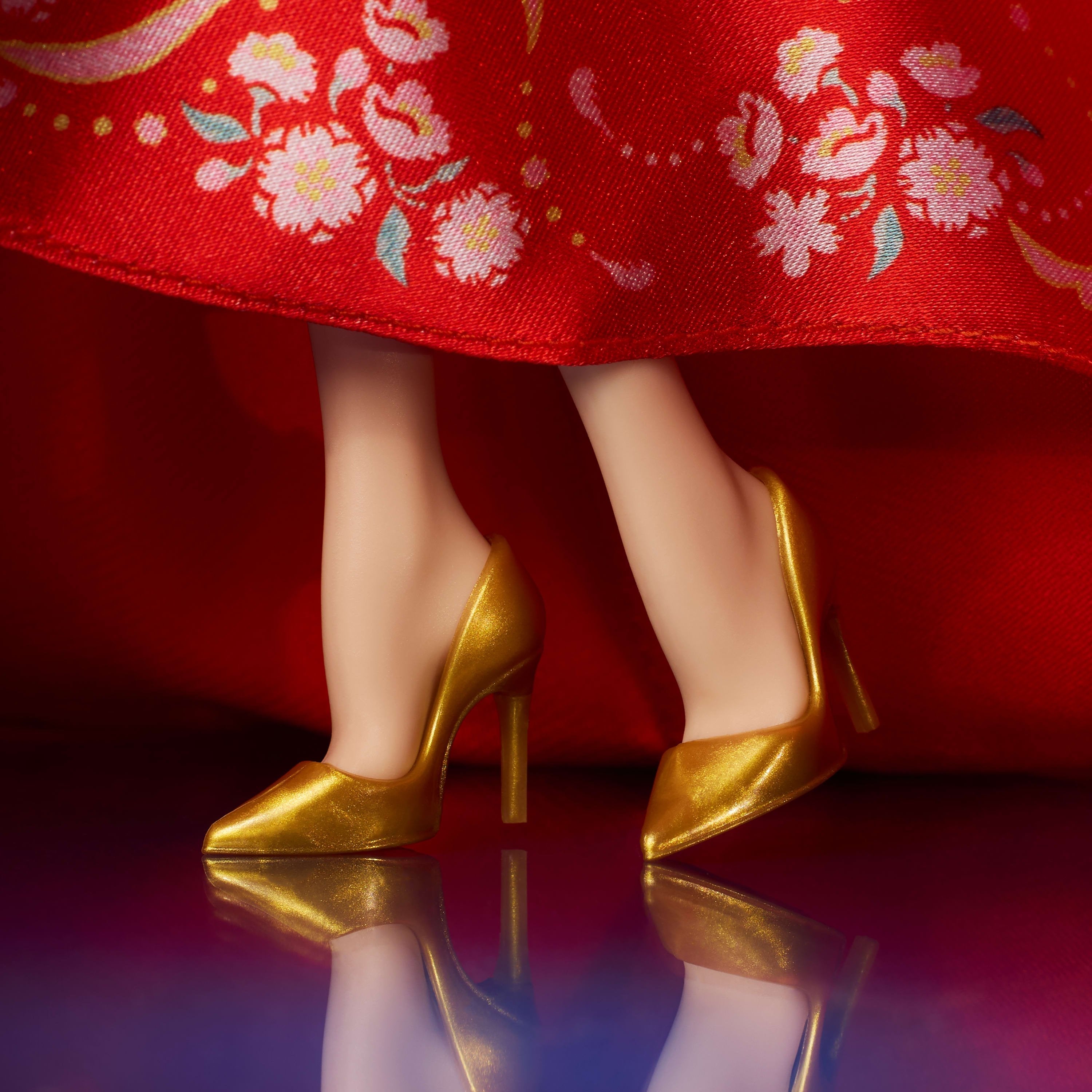 Muñeca Mattel Barbie Signature Año Nuevo Lunar Con Qipao Y Accesorios Dorados Jbj11