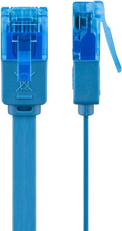 EAN 4040849962950 - Goobay 96295 cable de red Azul 0,5 m Cat6a U/UTP (UTP) imagen 3