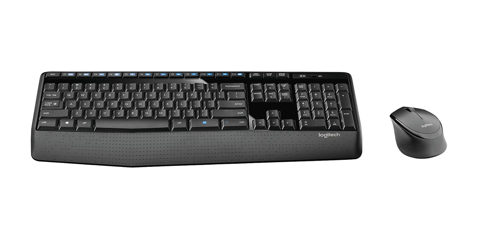 Teclado Hebreo + Ratón Logitech Wireless Combo Mk345 Rf Inalámbrico Negro