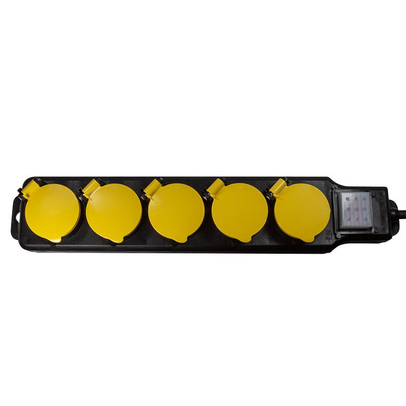 Logilink Regleta De Enchufes De 5 Tomas 5xcee 7/3 Con Interruptor Exteriores