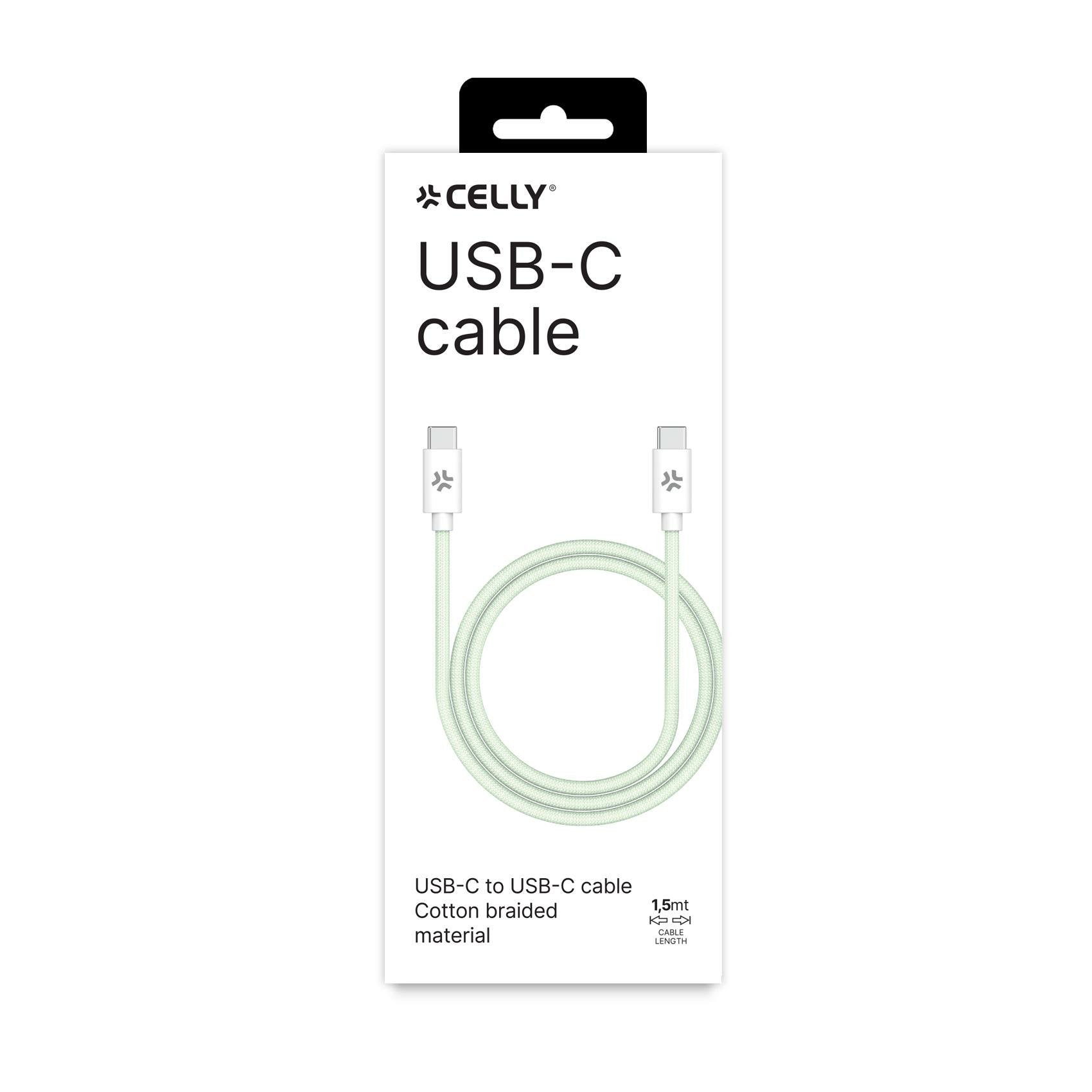 Cable Usbc A Usbc 1.5m Gn Cotton
