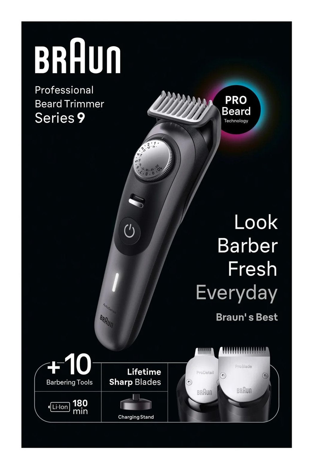 Cortapelo Braun 4210201448518 Para Barba Negro
