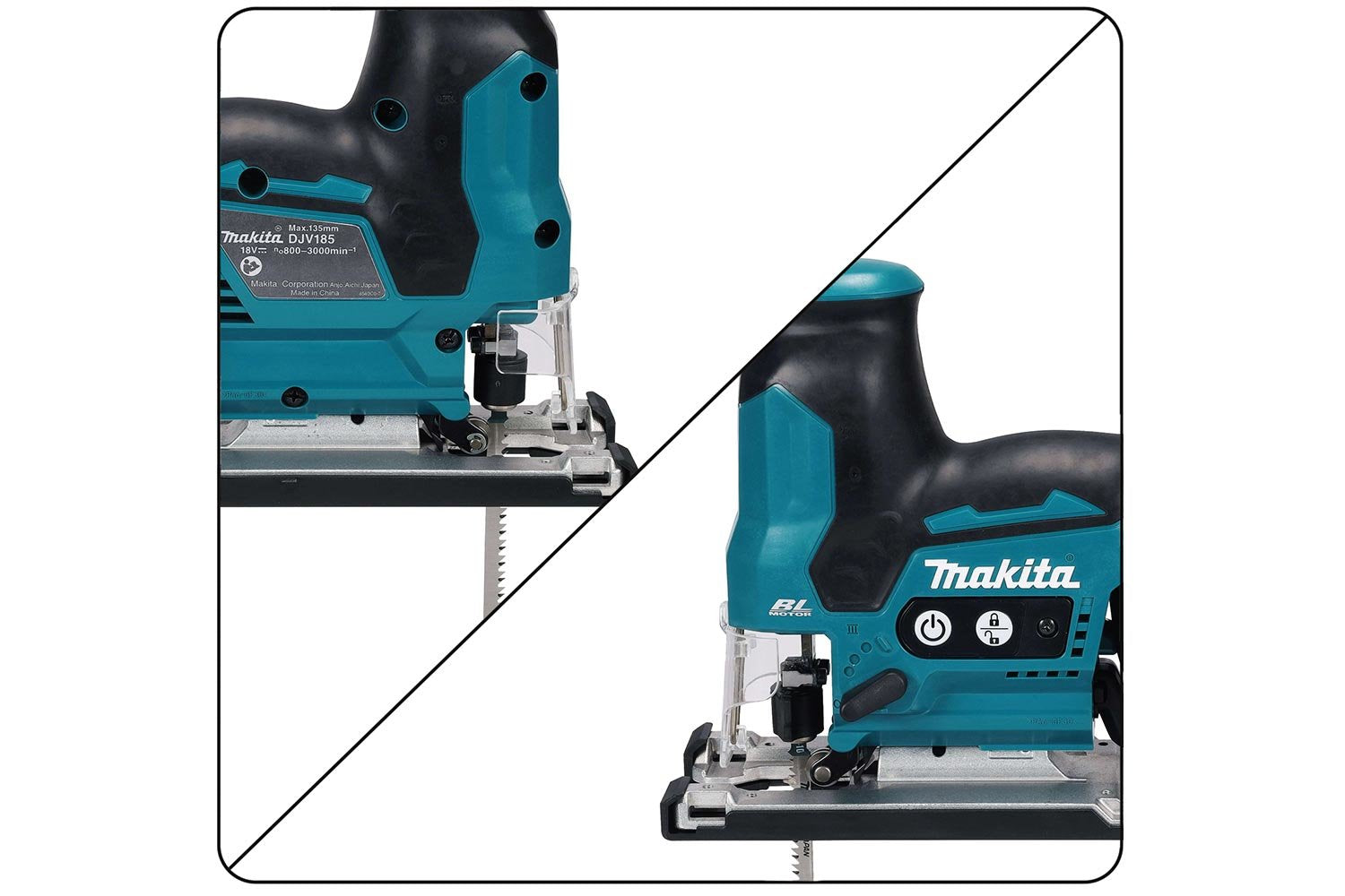EAN 0088381780384 - Makita DJV185Z power jigsaws 3000 spm 400 W 1,92 kg imagen 3