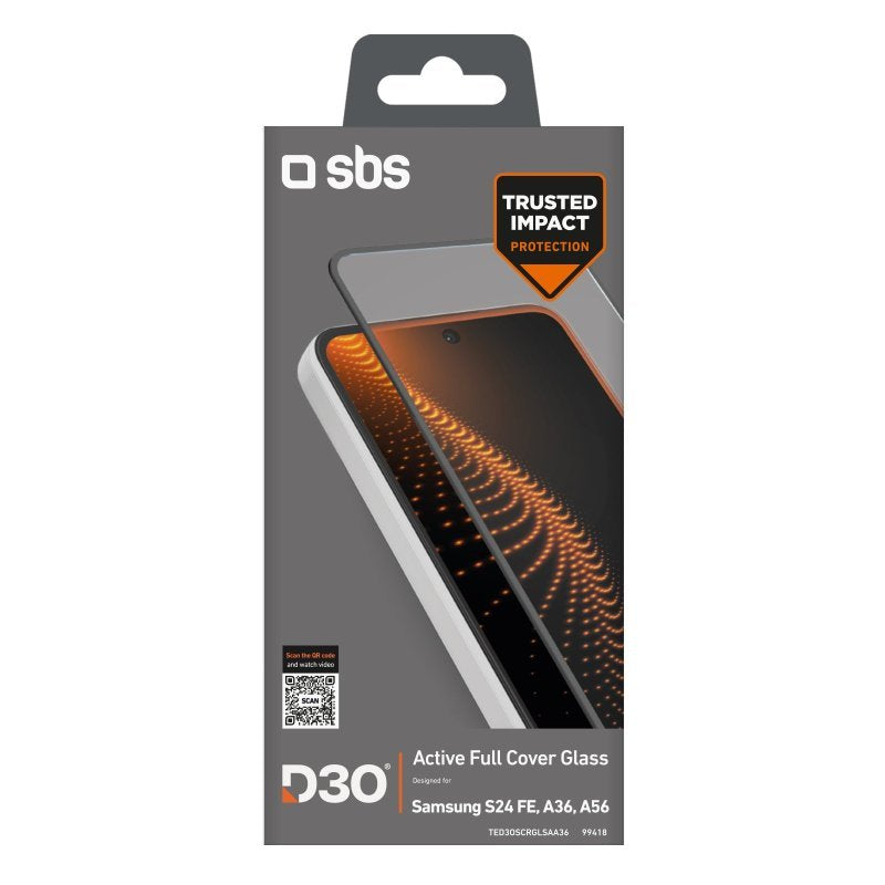 EAN 8018417499418 - SBS TED3OSCRGLSAA36 protector de pantalla o trasero para teléfono móvil Samsung 1 pieza(s) imagen 2
