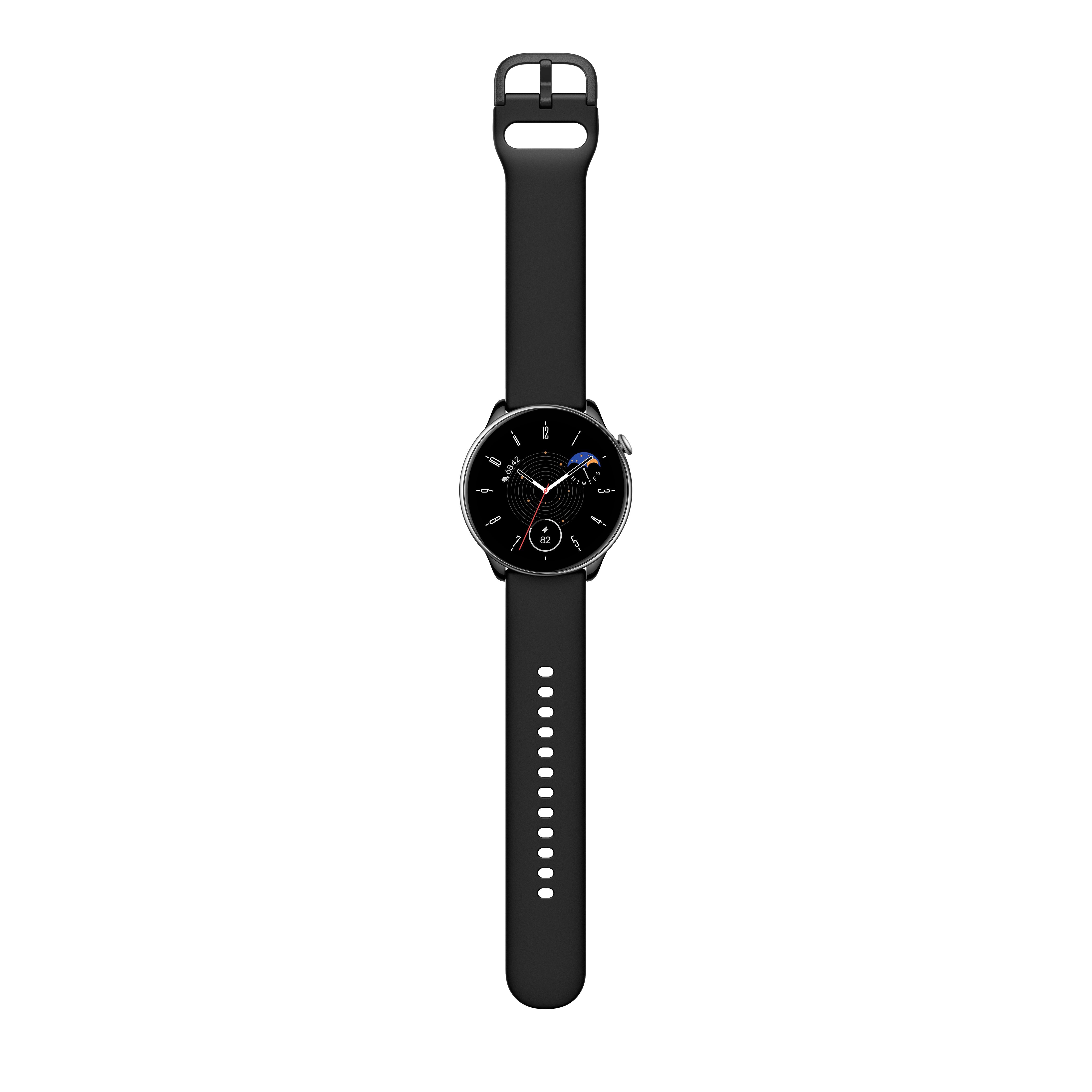 Smartwatch Amazfit Gtr Mini (1.28") Amoled 42 Mm Negro Plata Gps