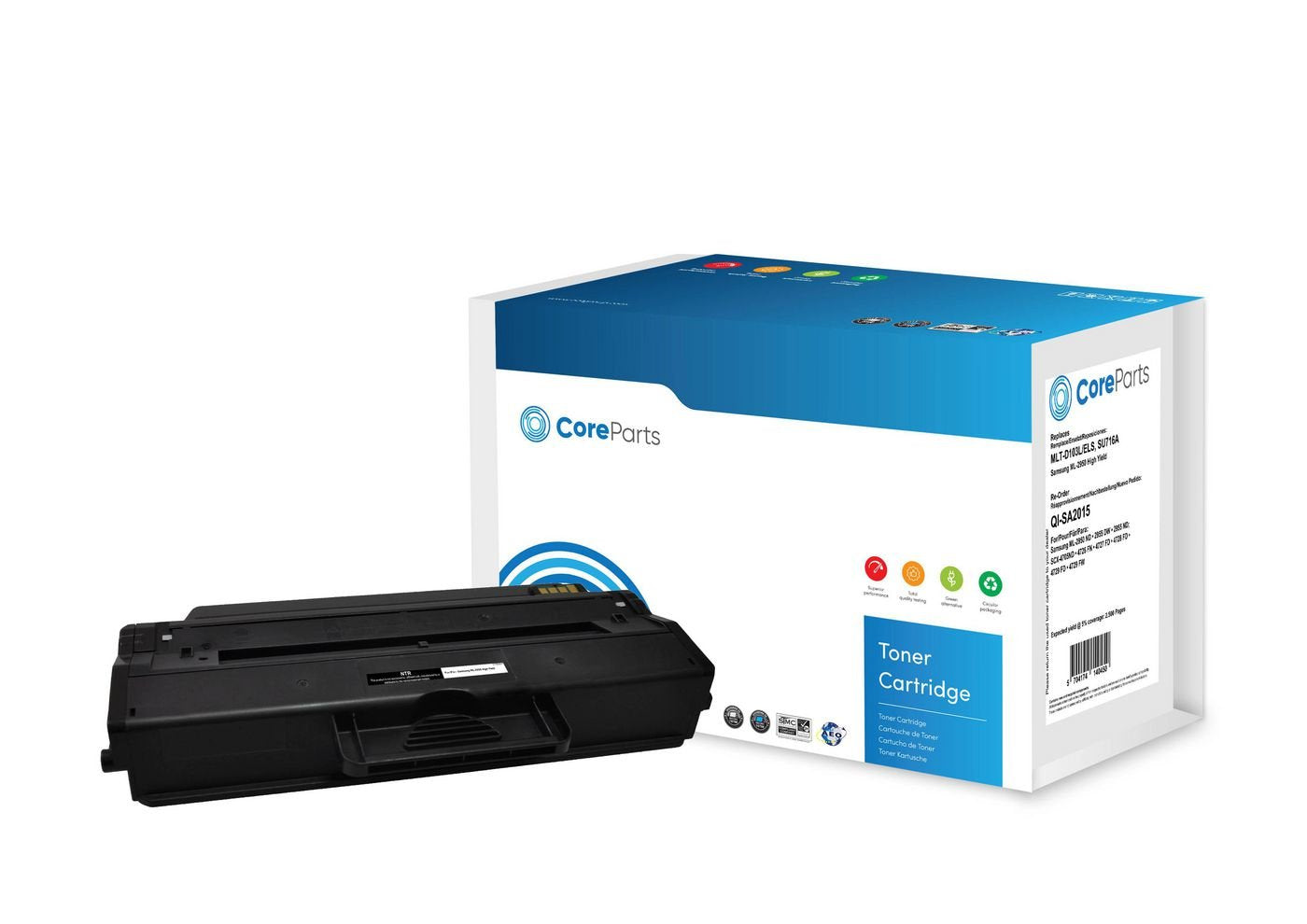 EAN 5704174140450 - CoreParts QI-SA2015 cartucho de tóner 1 pieza(s) Compatible Negro imagen 1