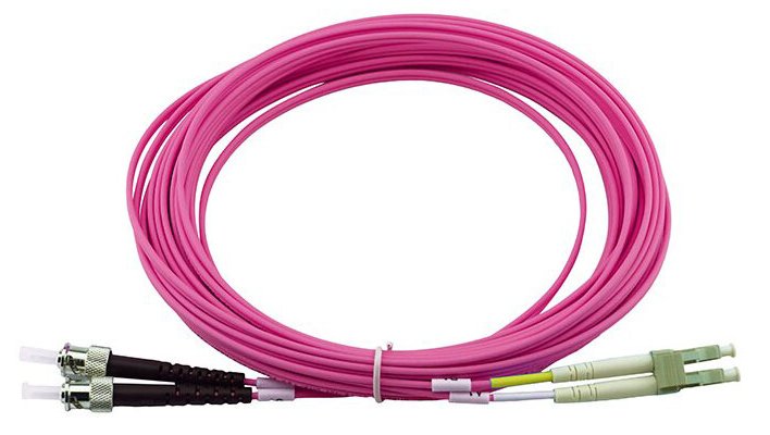 Blueoptics Sfp3133fu1mk Cable De Fibra Optica 1 M Lc St Om4 Magenta