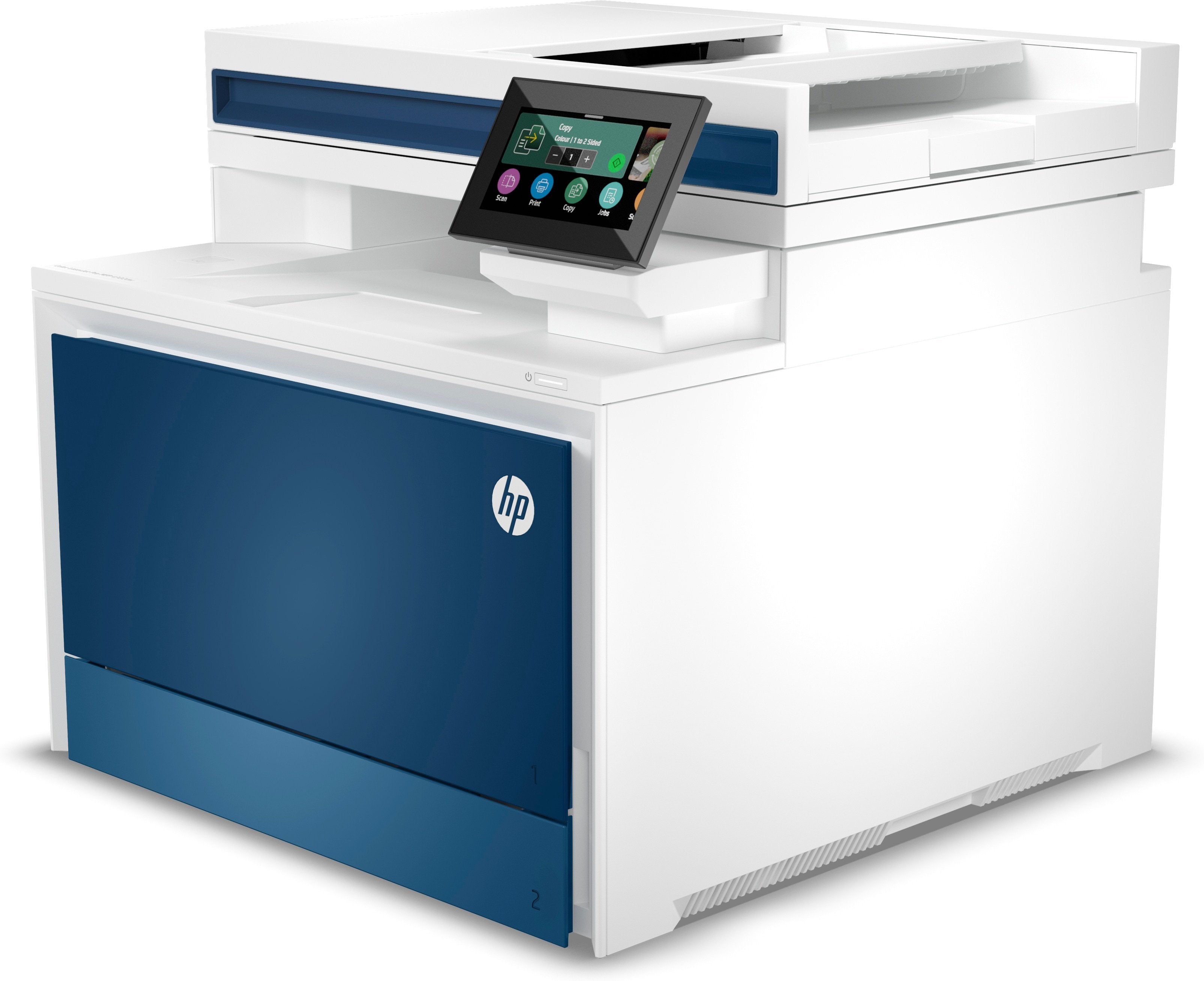 Multifunción Láser Color Hp Laserjet Pro 4302dw Wifi Dúplex Blanca Y Azul