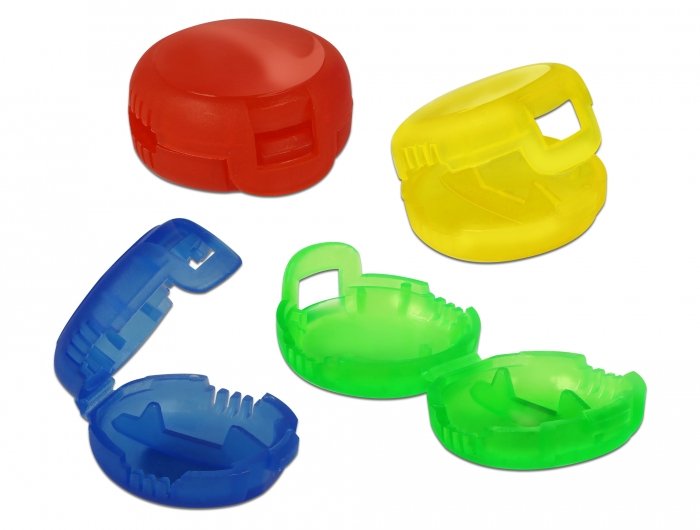 Delock Cablemarker Clip Set 4 Stück