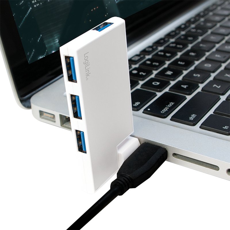 Hub 4xusb3.0, Otg, Srebrny