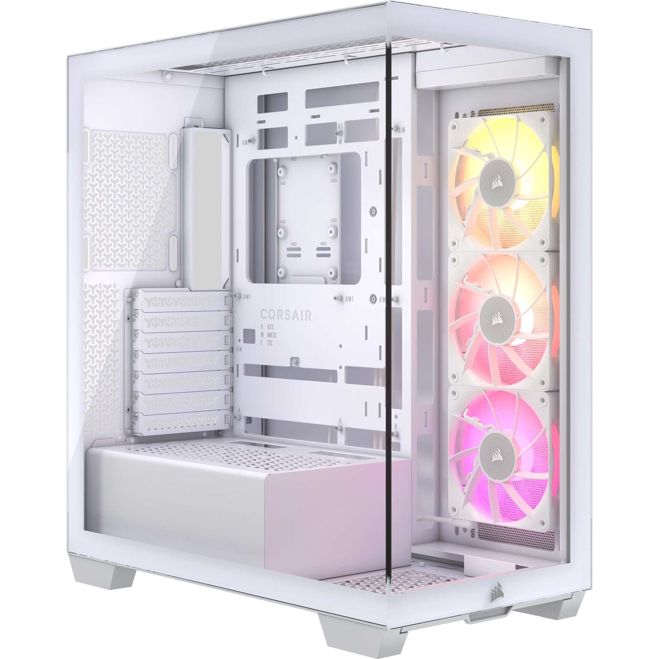 EAN 0840006688396 - Corsair iCUE LINK 3500X RGB Midi Tower Blanco imagen 1