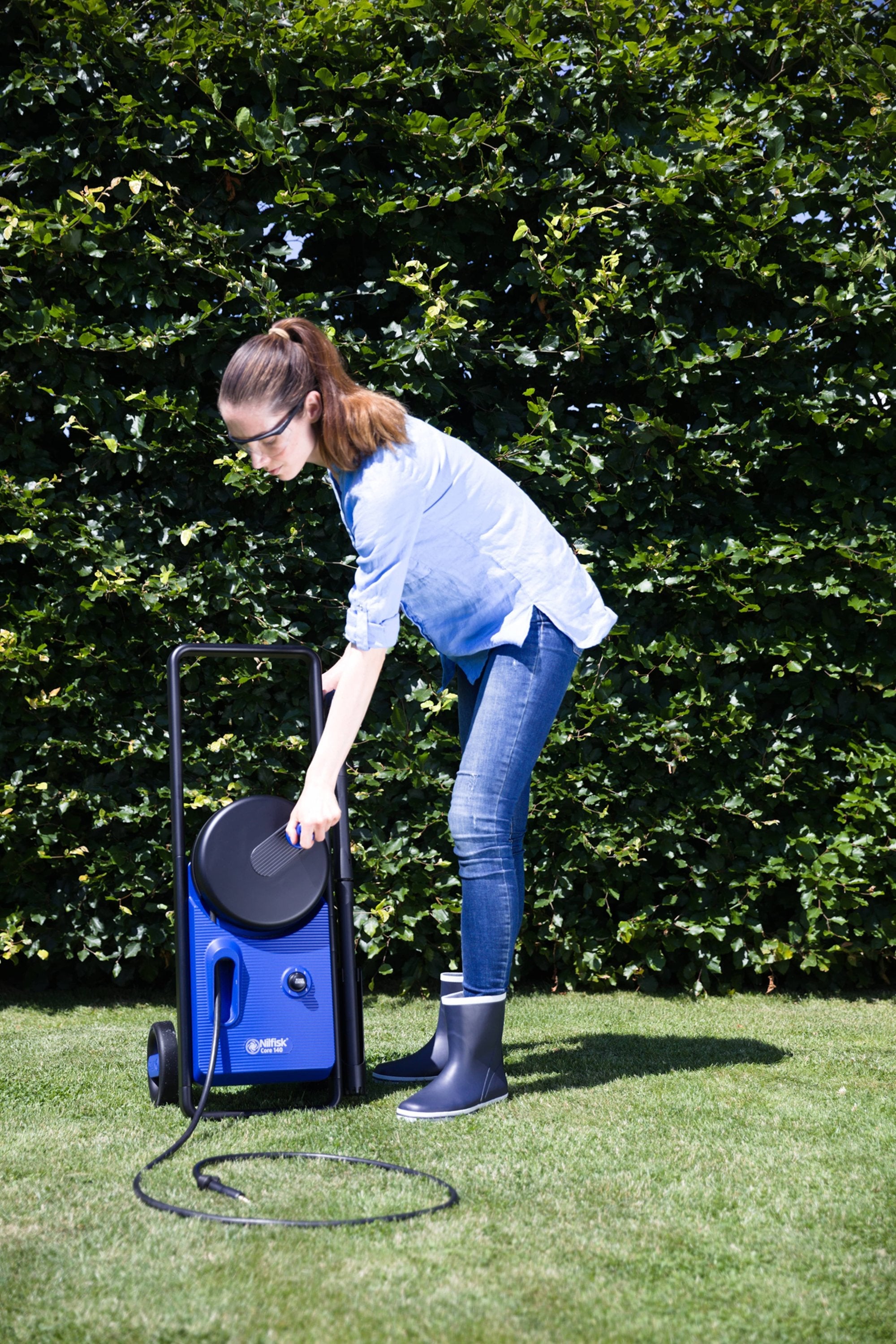 Nilfisk Core 140-6 Powercontrol - Lavado De Coches Eu Hidrolimpiadora Vertical Eléctrica 474 L/H 1800 W Azul