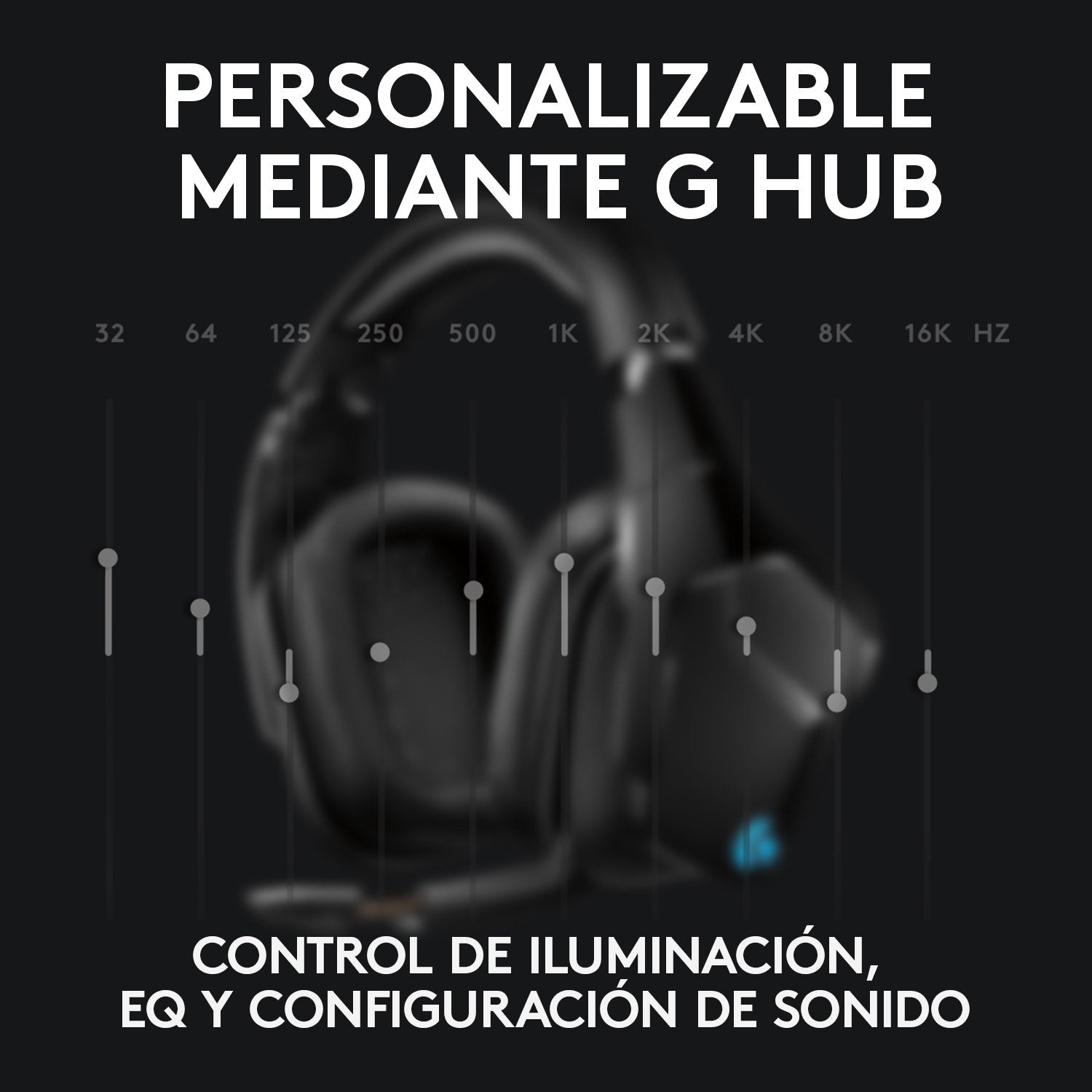 EAN 5099206081918 - Logitech G 981-000744 auricular y casco Auriculares Inalámbrico Diadema Juego Negro imagen 14