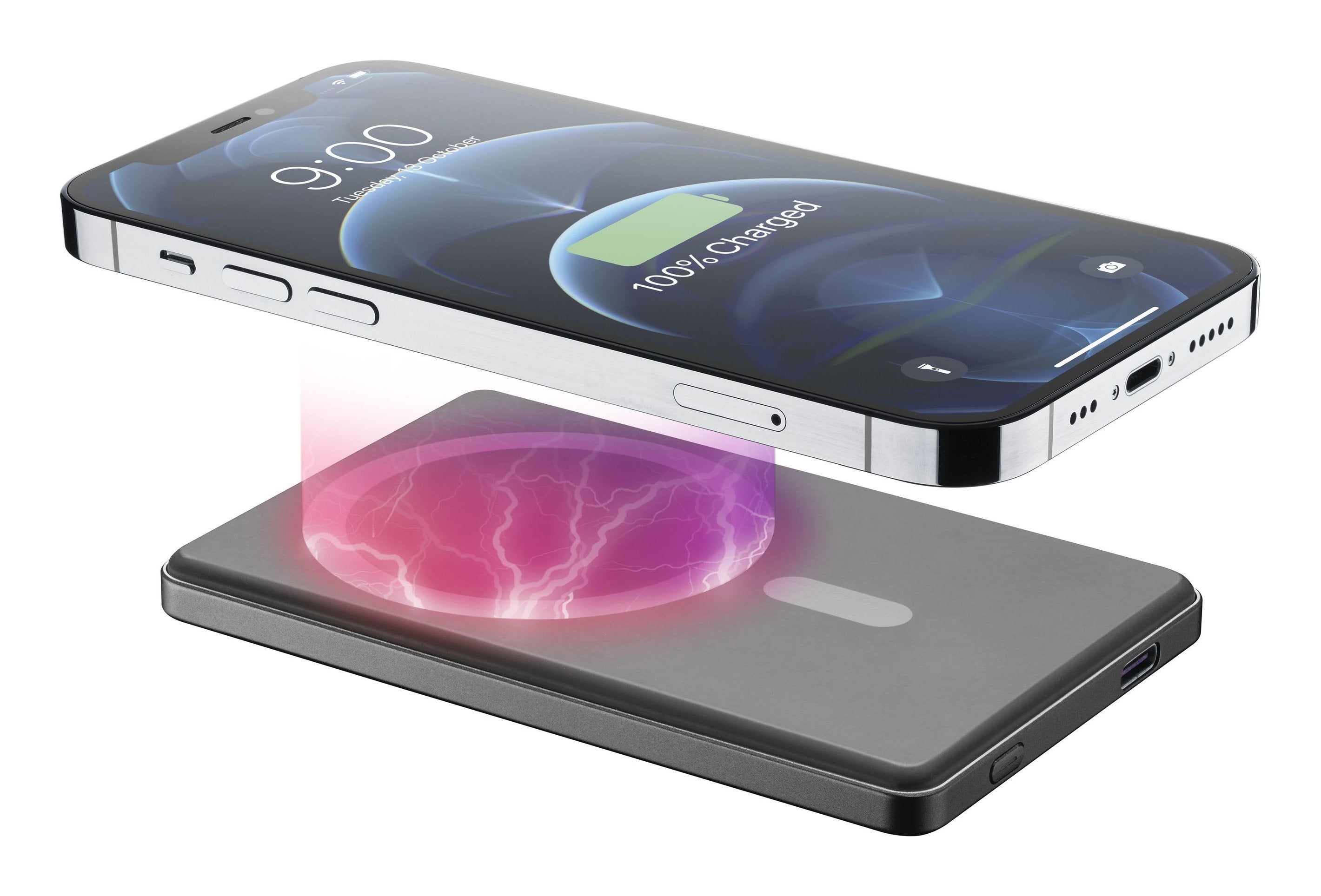 Cellularline Powerbank Iphone Mag Lite 5000mha Magsafe Gray