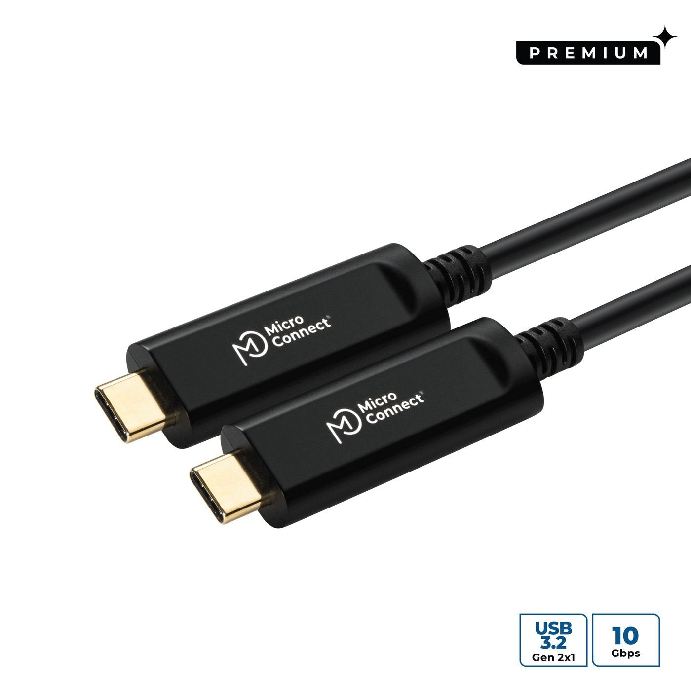 EAN 5704174261254 - Microconnect MC-USB3.1C15OP cable USB USB 3.2 Gen 2 (3.1 Gen 2) 15 m USB C Negro imagen 1