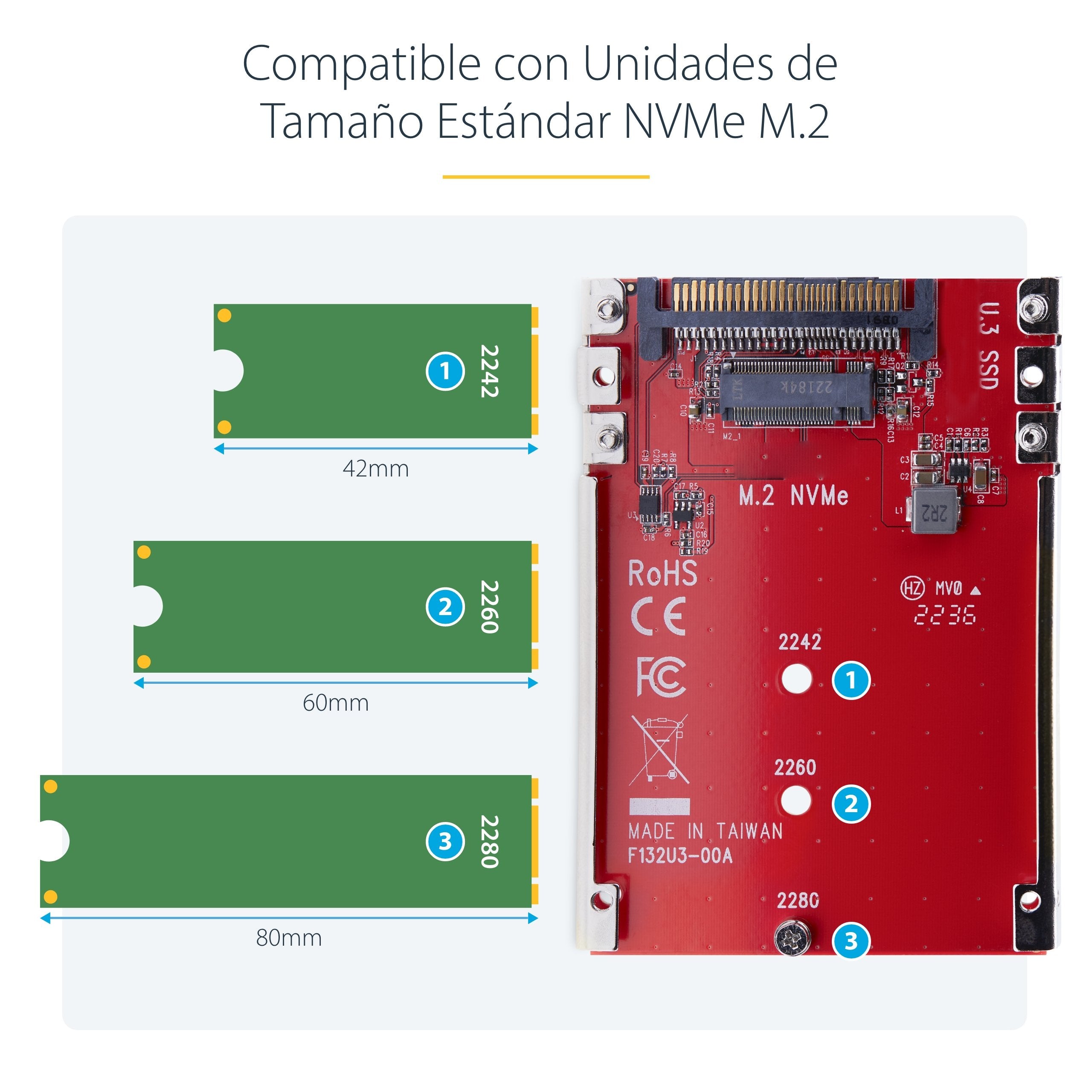 EAN 0065030900744 - StarTech.com 1M25-U3-M2-ADAPTER tarjeta y adaptador de interfaz Interno imagen 13
