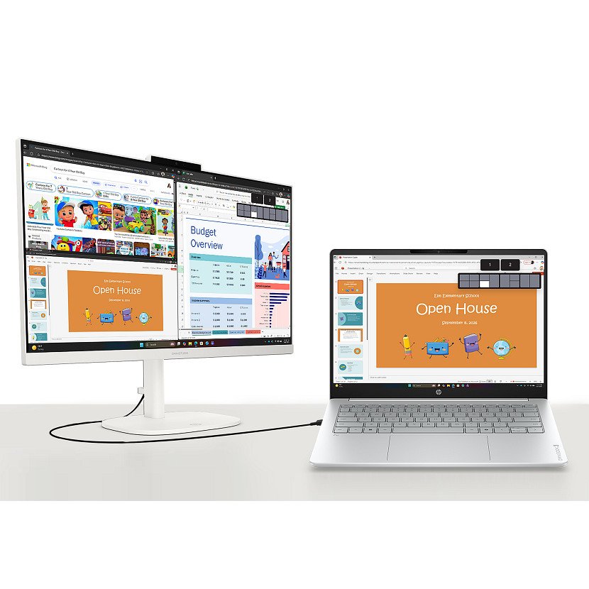 EAN 0199896491143 - HP OmniStudio All-in-One Desktop 27-cu0030ns PC Intel Core 7 240H 68,6 cm (27") 1920 x 1080 Pixeles 24 GB imagen 3